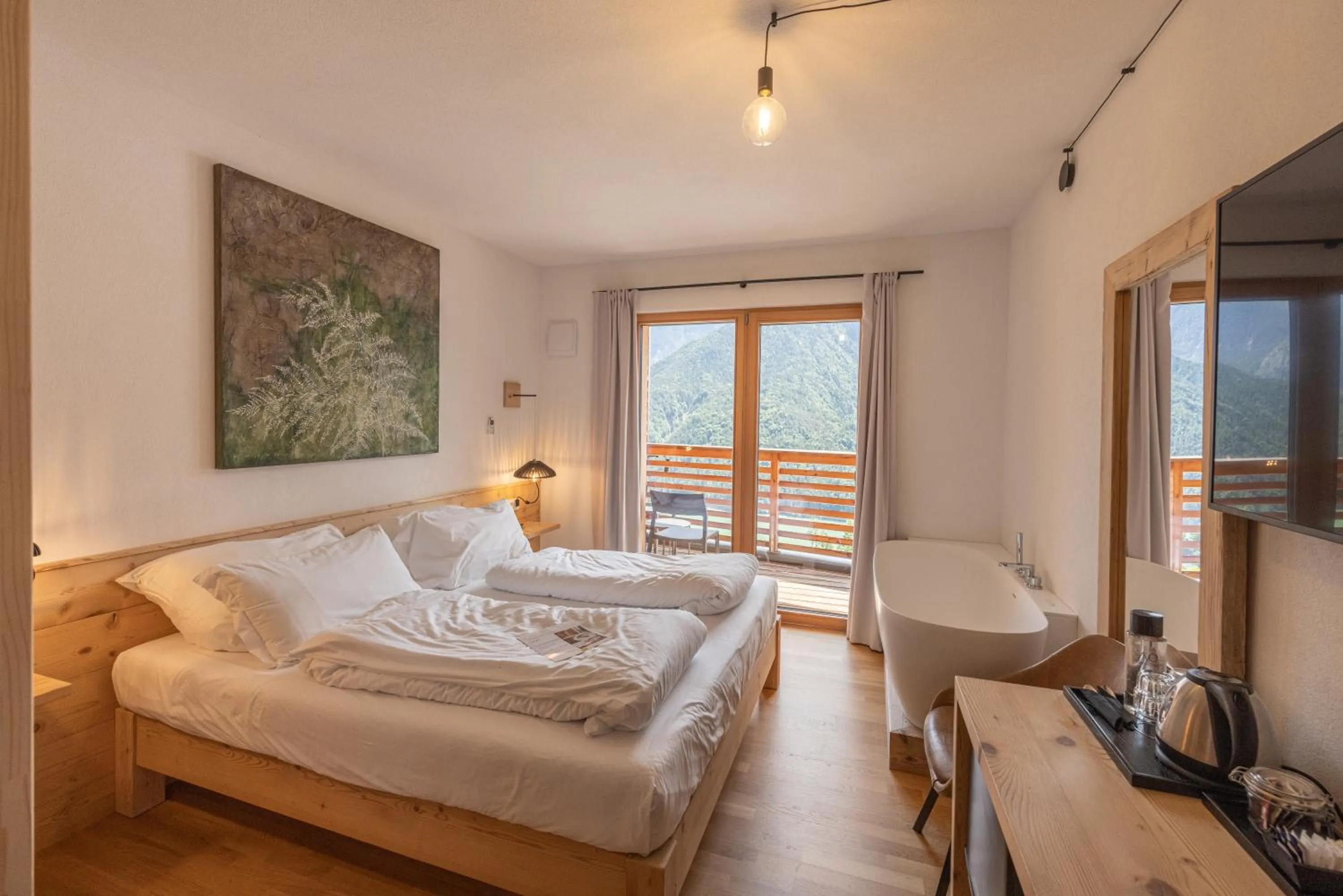 Bedroom, Bed in Giallo Dolomiti Wellness