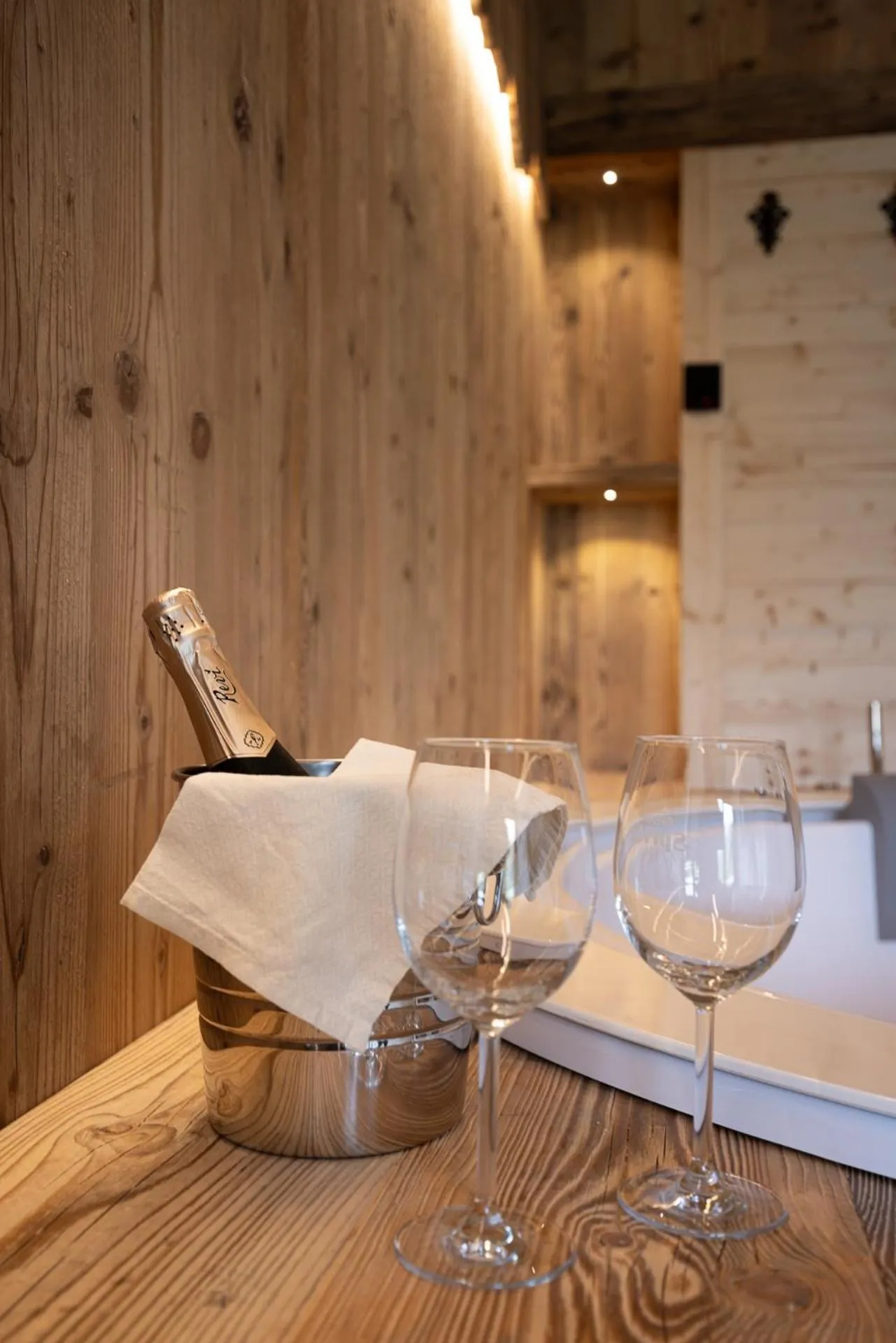 Living room in Giallo Dolomiti Wellness