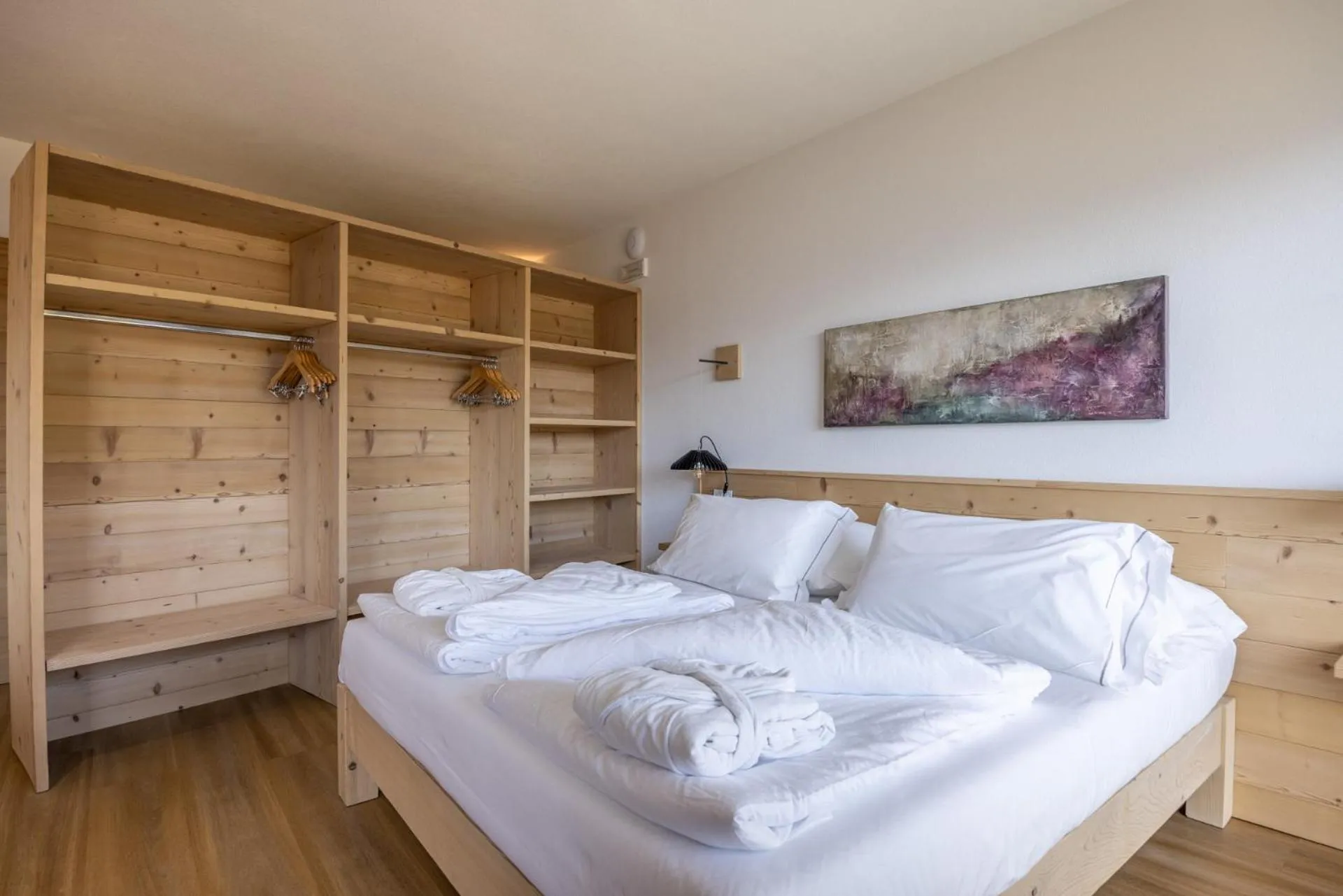 Photo of the whole room, Bed in Giallo Dolomiti Wellness