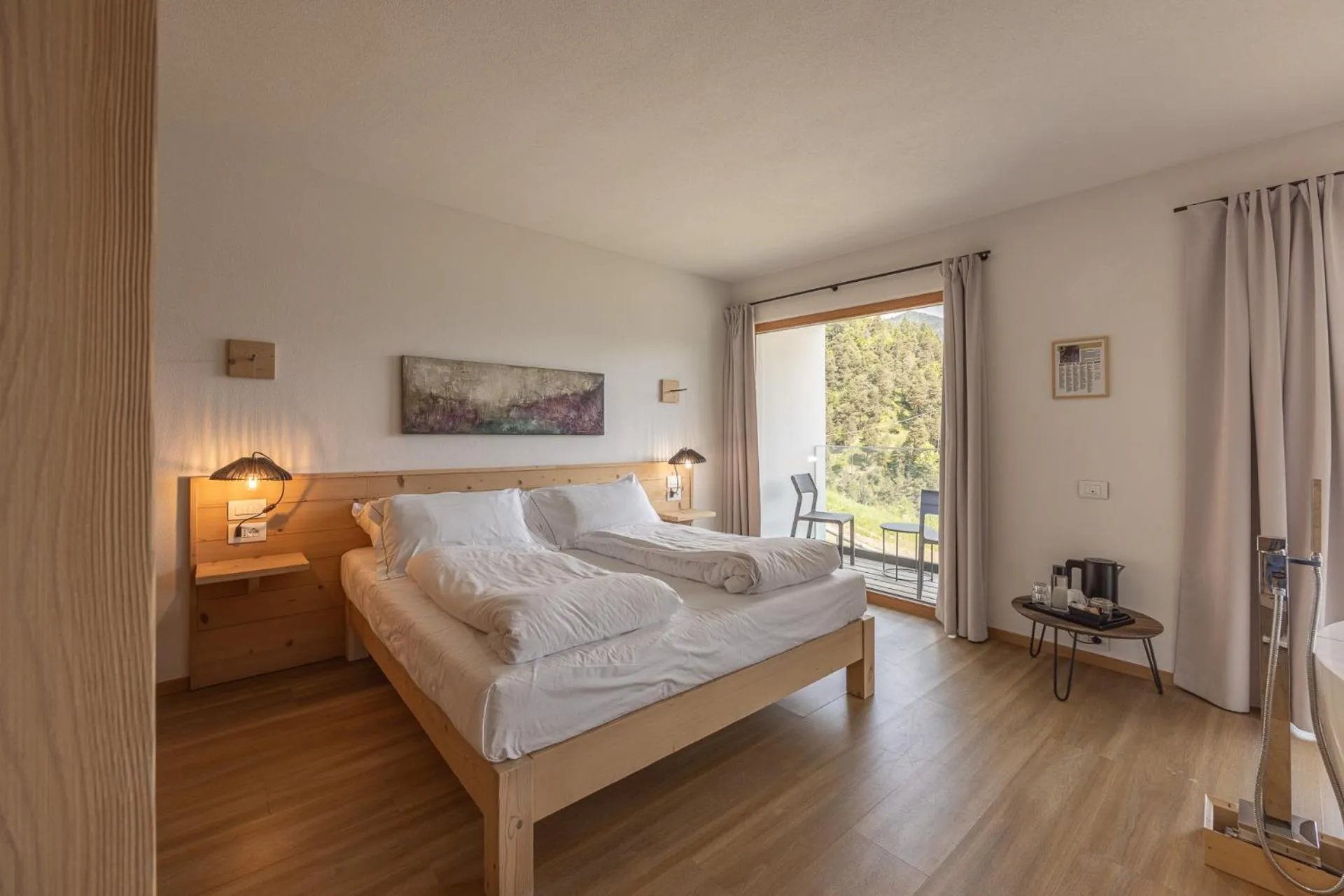 Bedroom, Bed in Giallo Dolomiti Wellness