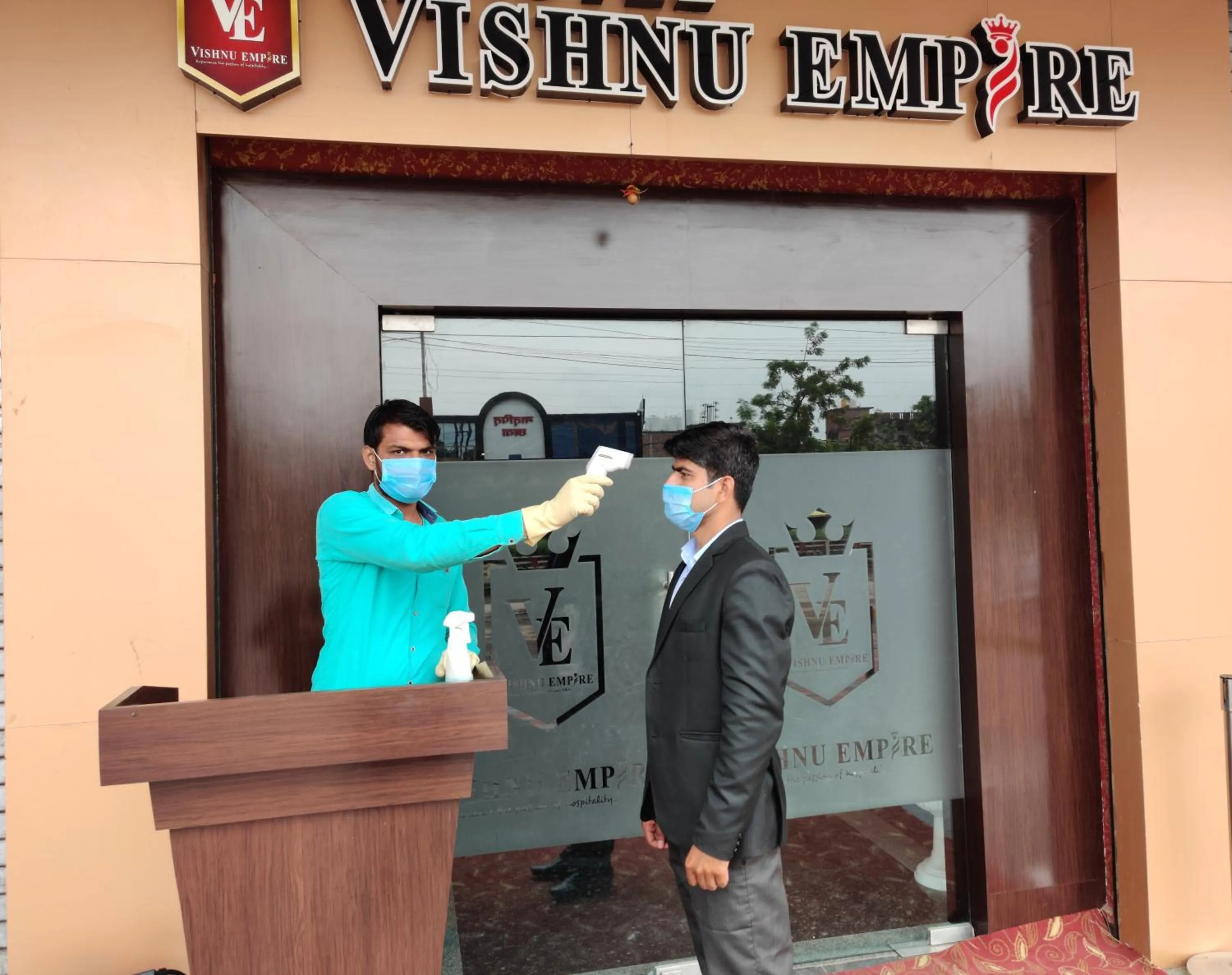 Staff in Hotel Vishnu Empire