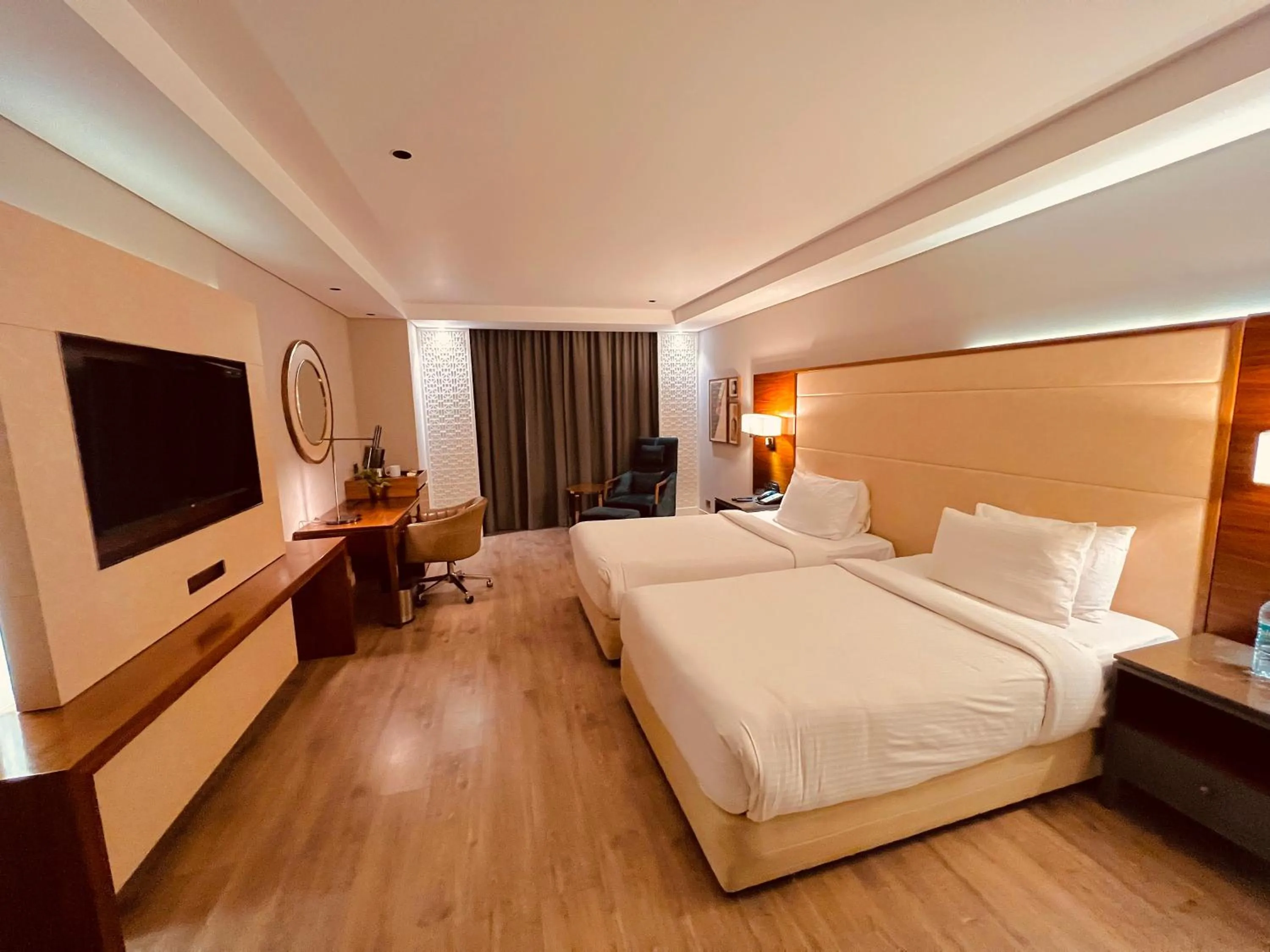 Bed in The Elite Narasapura, a member of Radisson Individuals