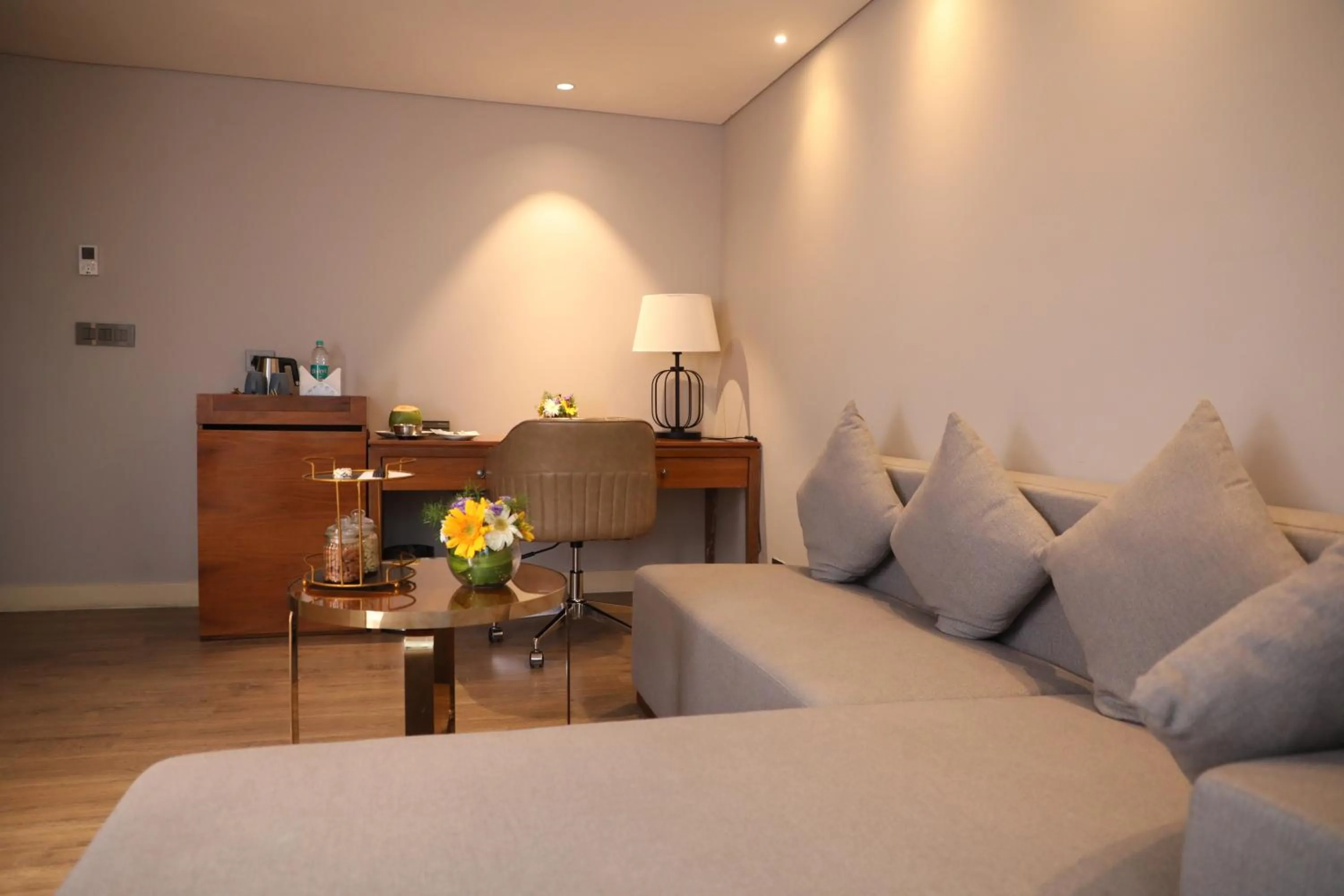 Living room in The Elite Narasapura, a member of Radisson Individuals