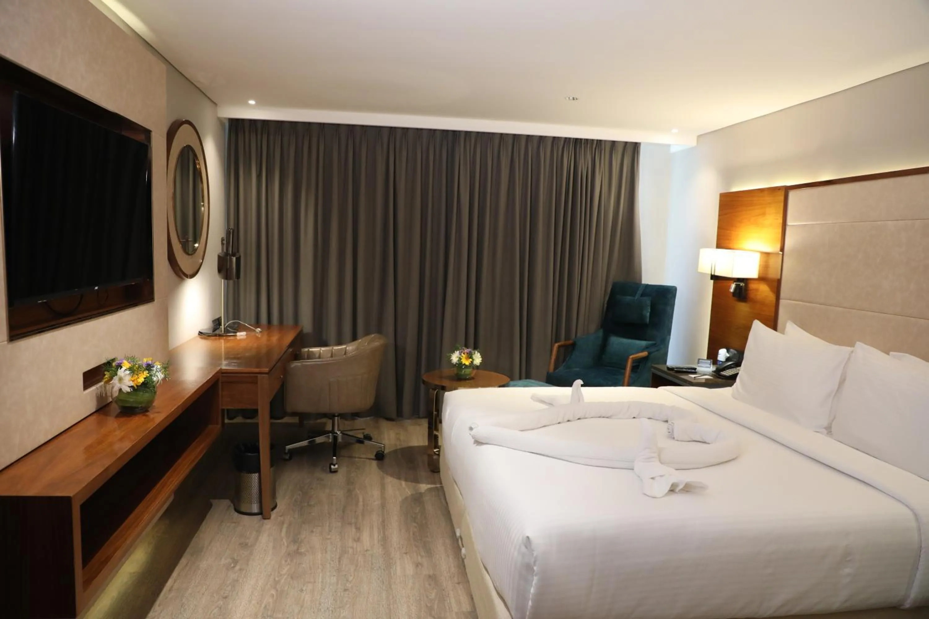 Bed in The Elite Narasapura, a member of Radisson Individuals