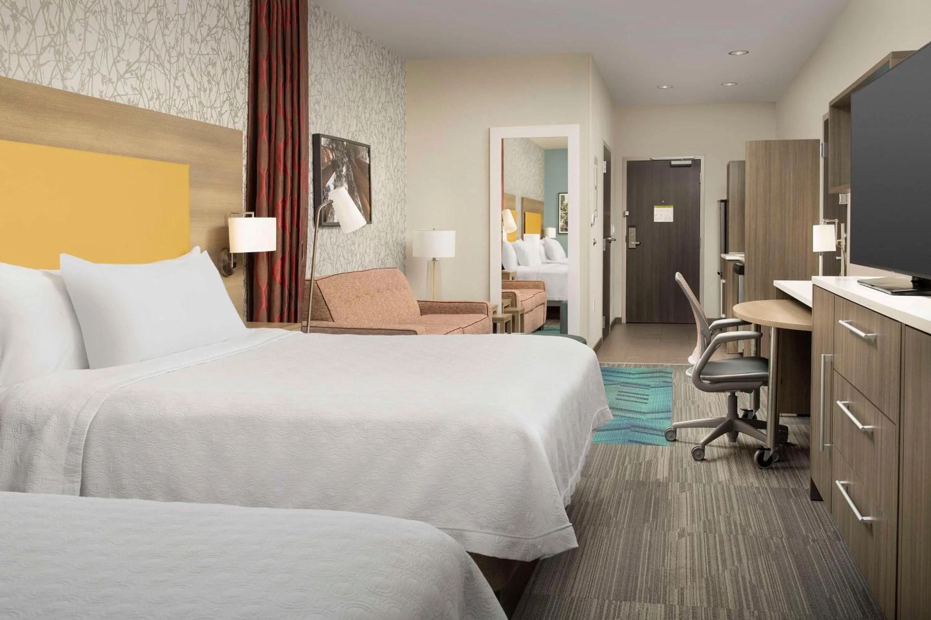 Bedroom, Bed in Home2 Suites By Hilton Clovis Fresno Airport