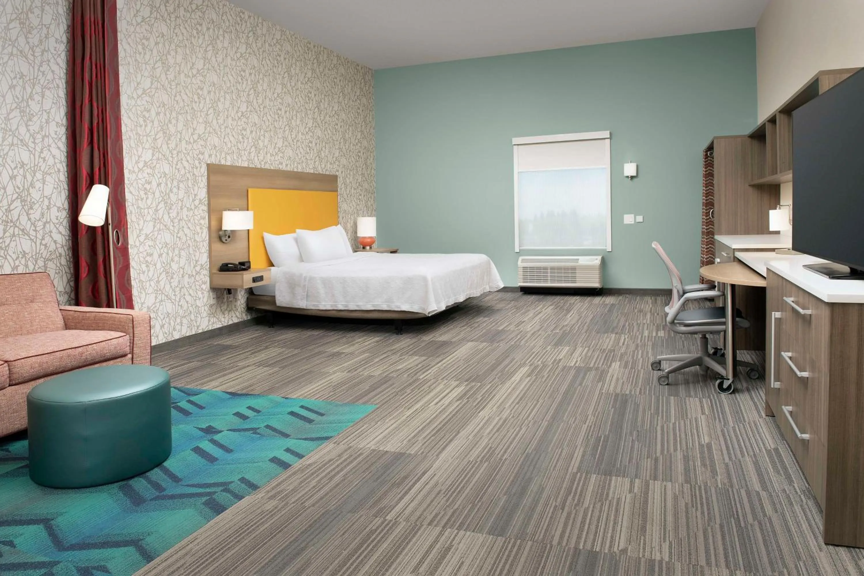 Bedroom, Bed in Home2 Suites By Hilton Clovis Fresno Airport