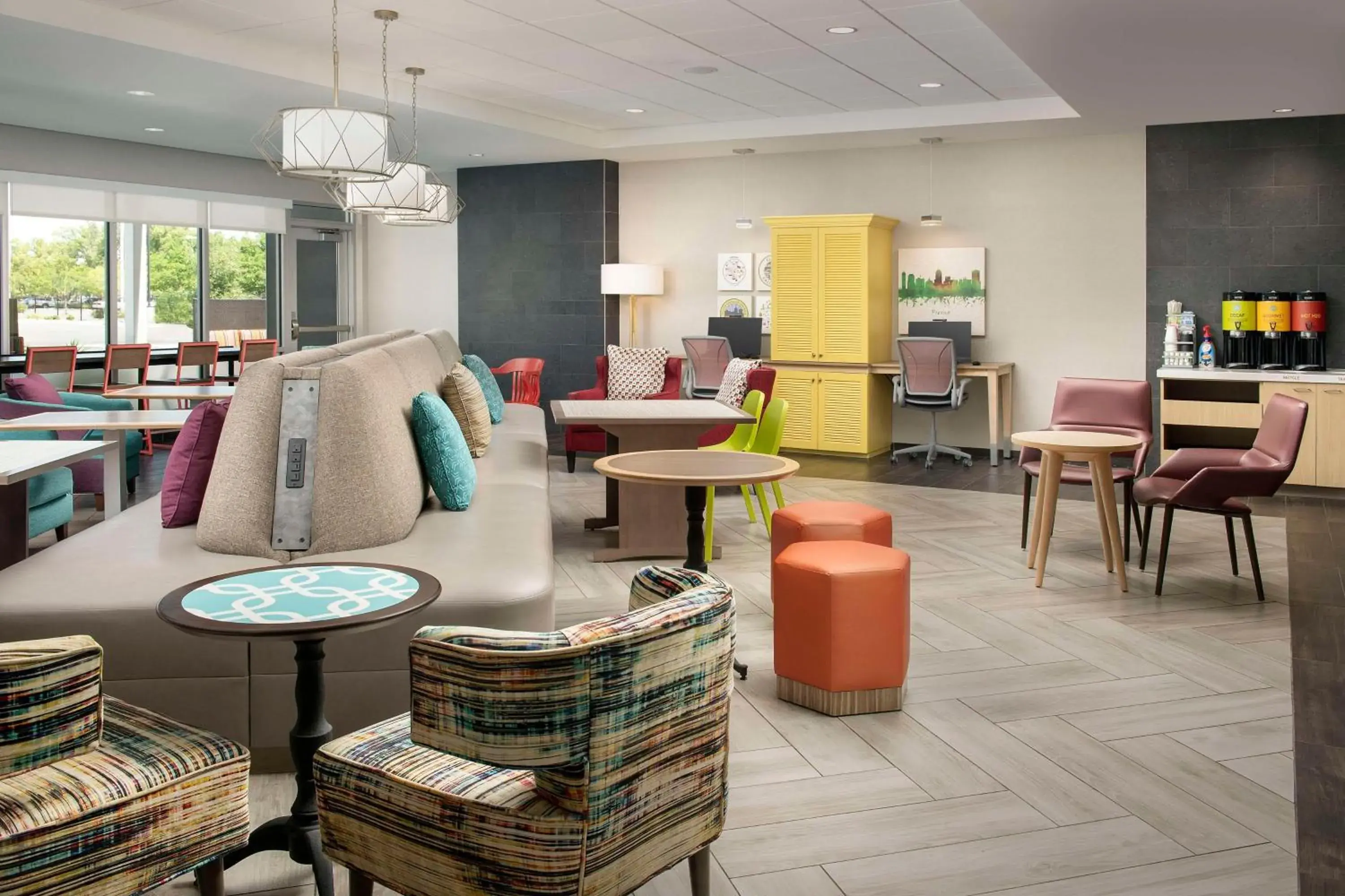 Lobby or reception in Home2 Suites By Hilton Clovis Fresno Airport Lobby or reception in Home2 Suites By Hilton Clovis Fresno Airport