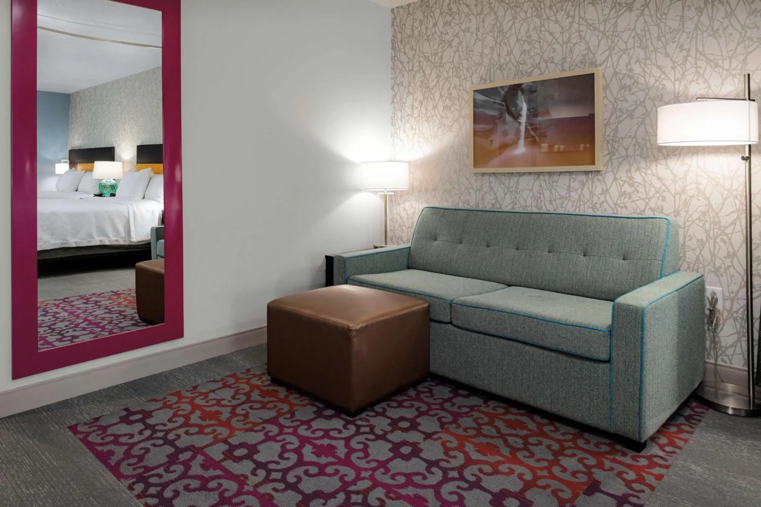 Living room, Bed in Home2 Suites By Hilton Page Lake Powell Living room, Bed in Home2 Suites By Hilton Page Lake Powell