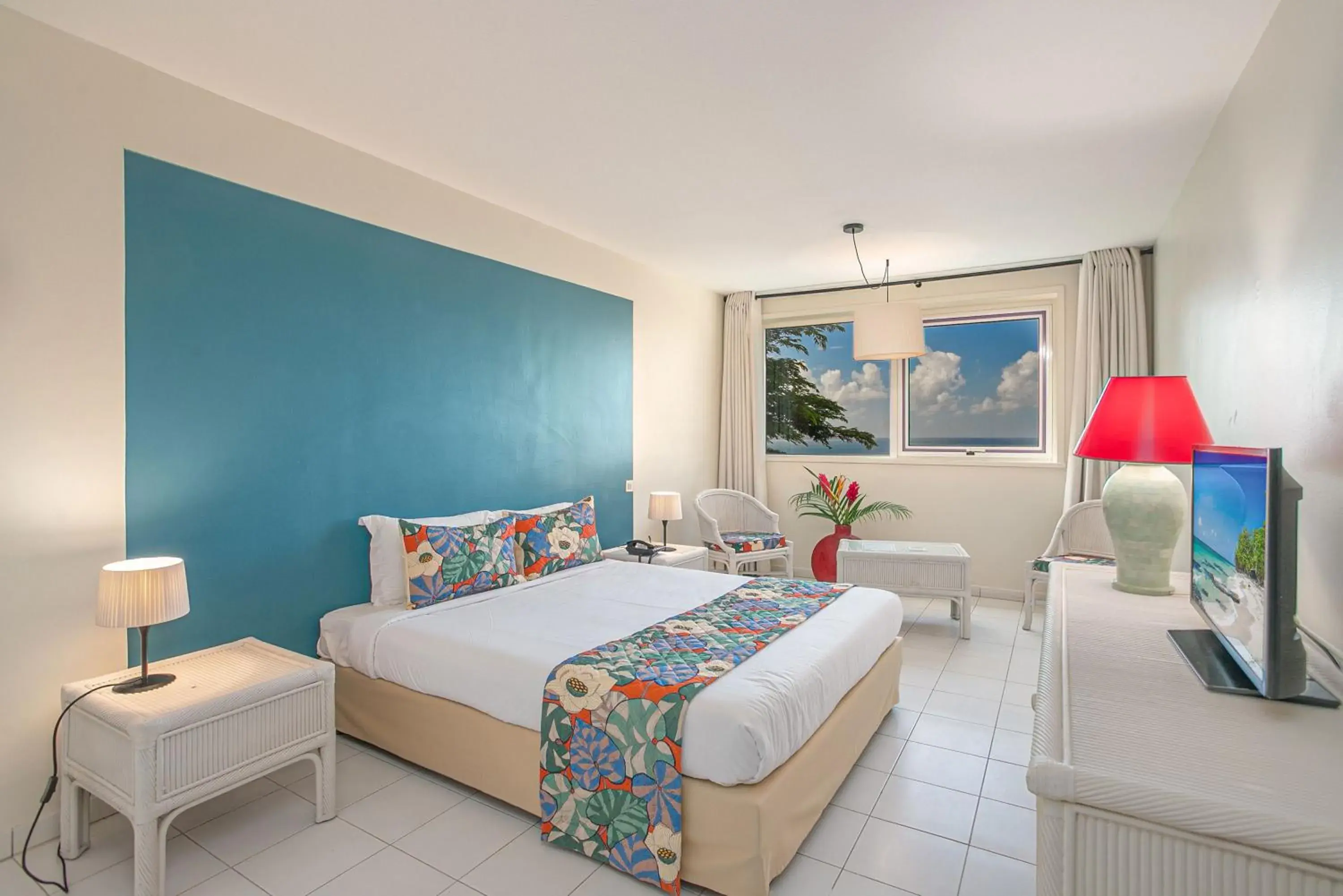 Bed in Karibea Squash Hôtel Bed in Karibea Squash Hôtel