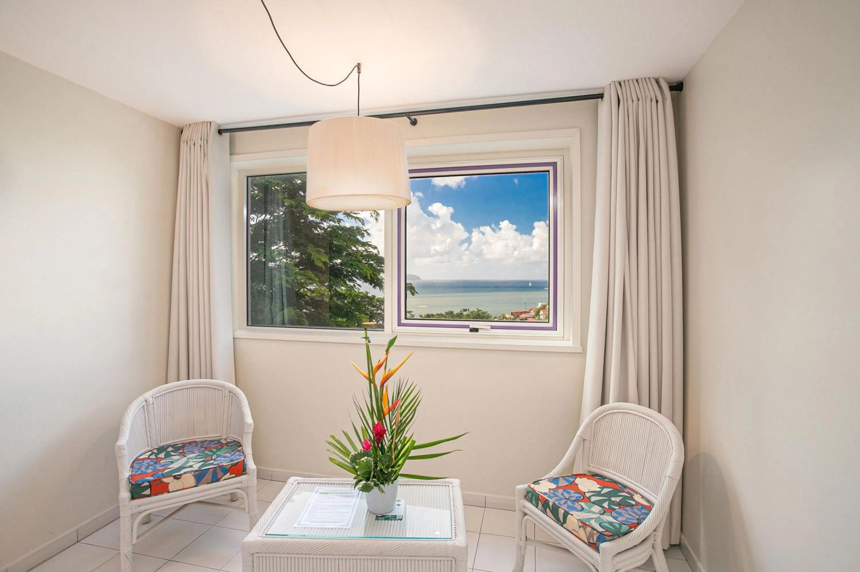 Seating area in Karibea Squash Hôtel