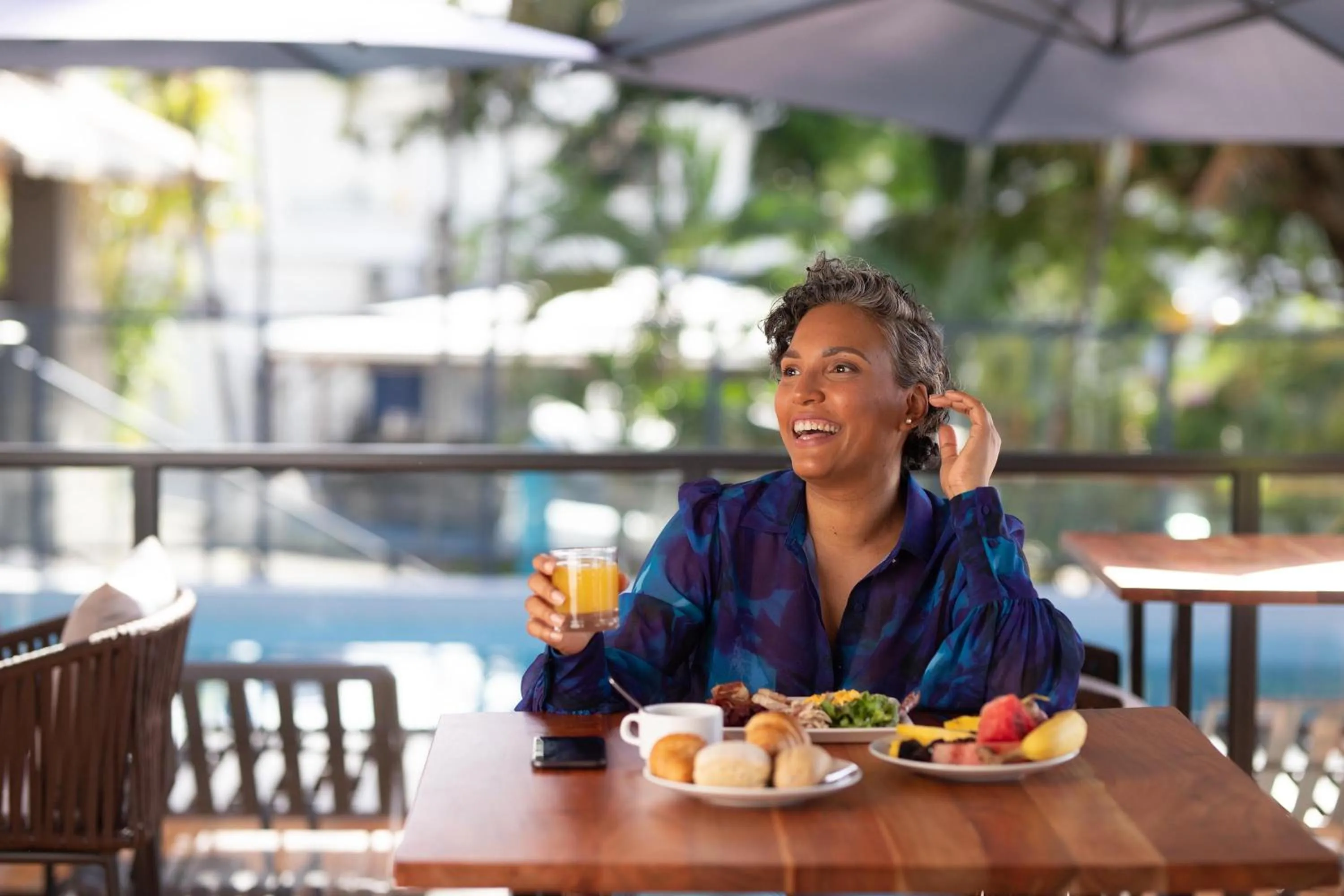 Patio in Karibea Squash Hôtel