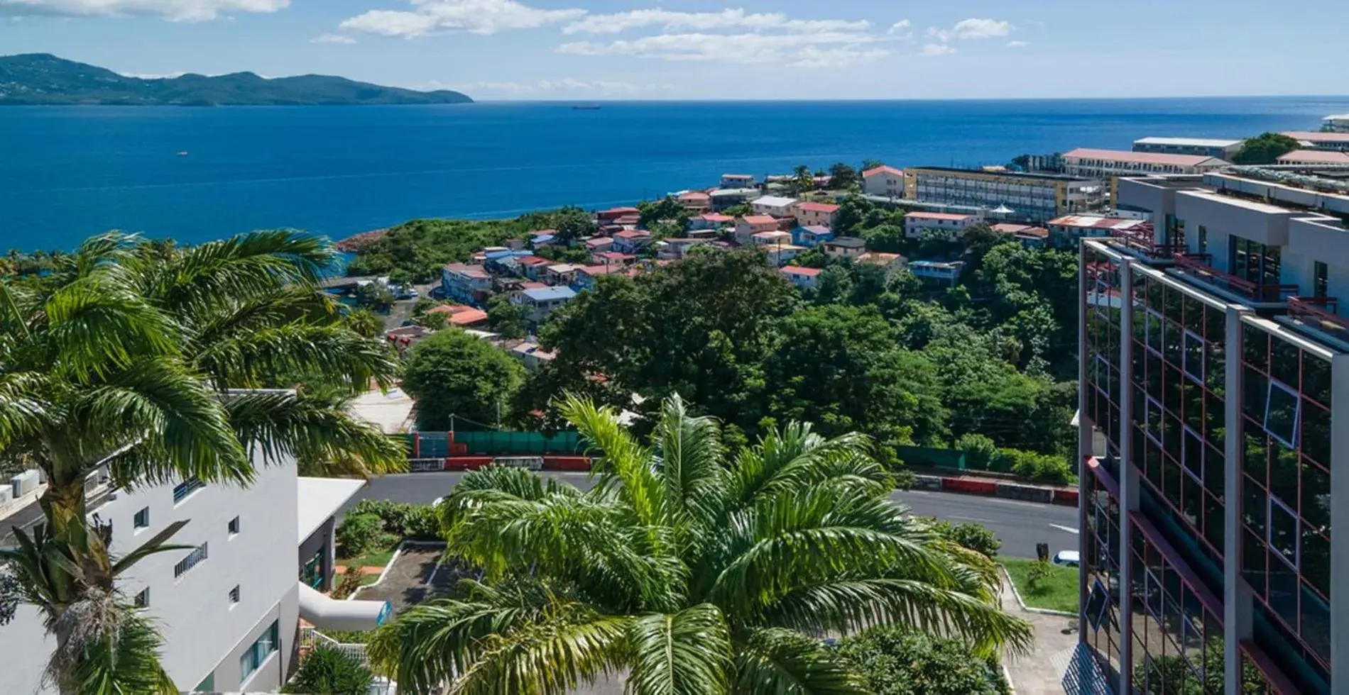 City view in Karibea Squash Hôtel City view in Karibea Squash Hôtel