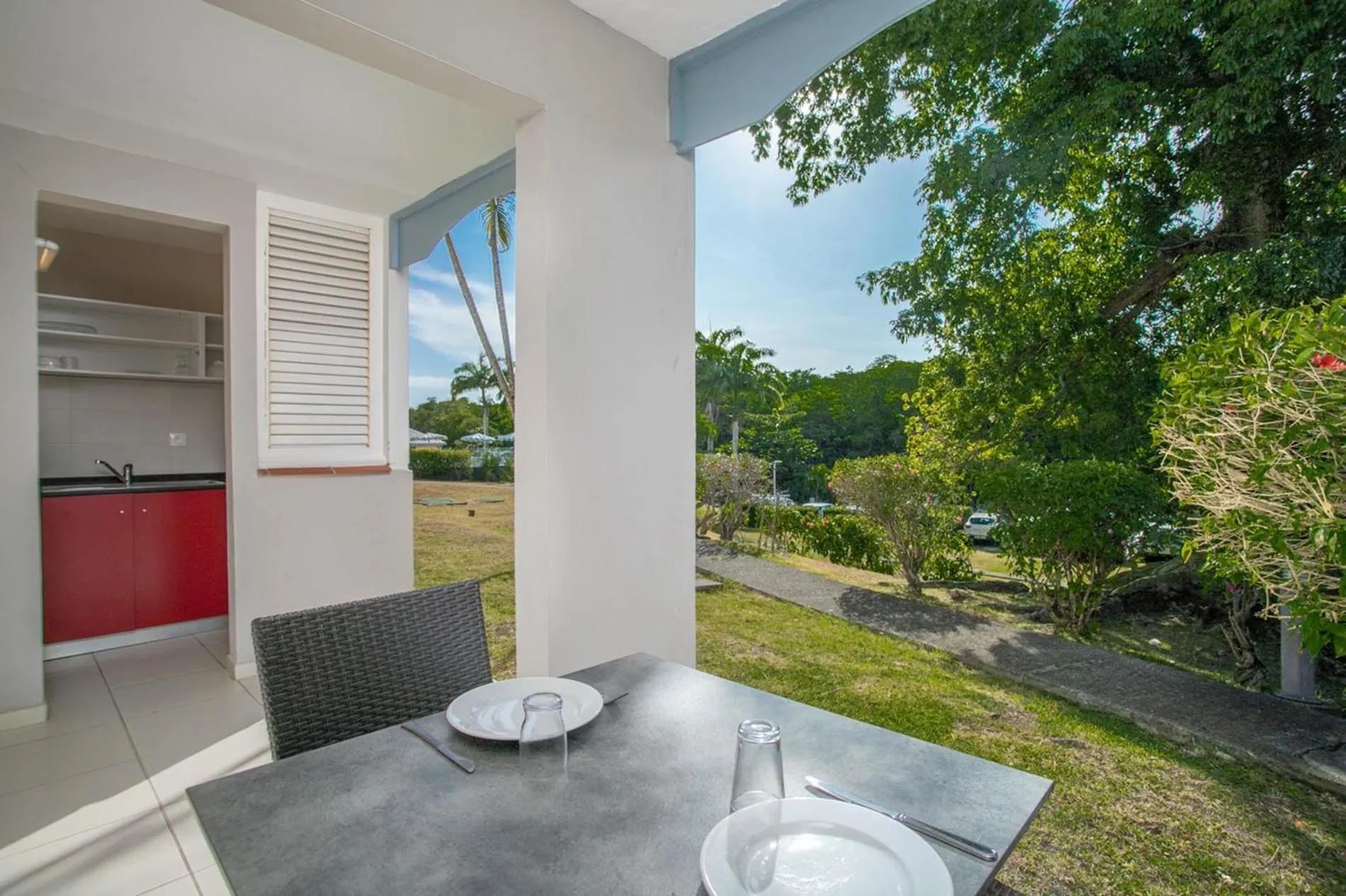 Patio in Karibea Sainte Luce Hotel