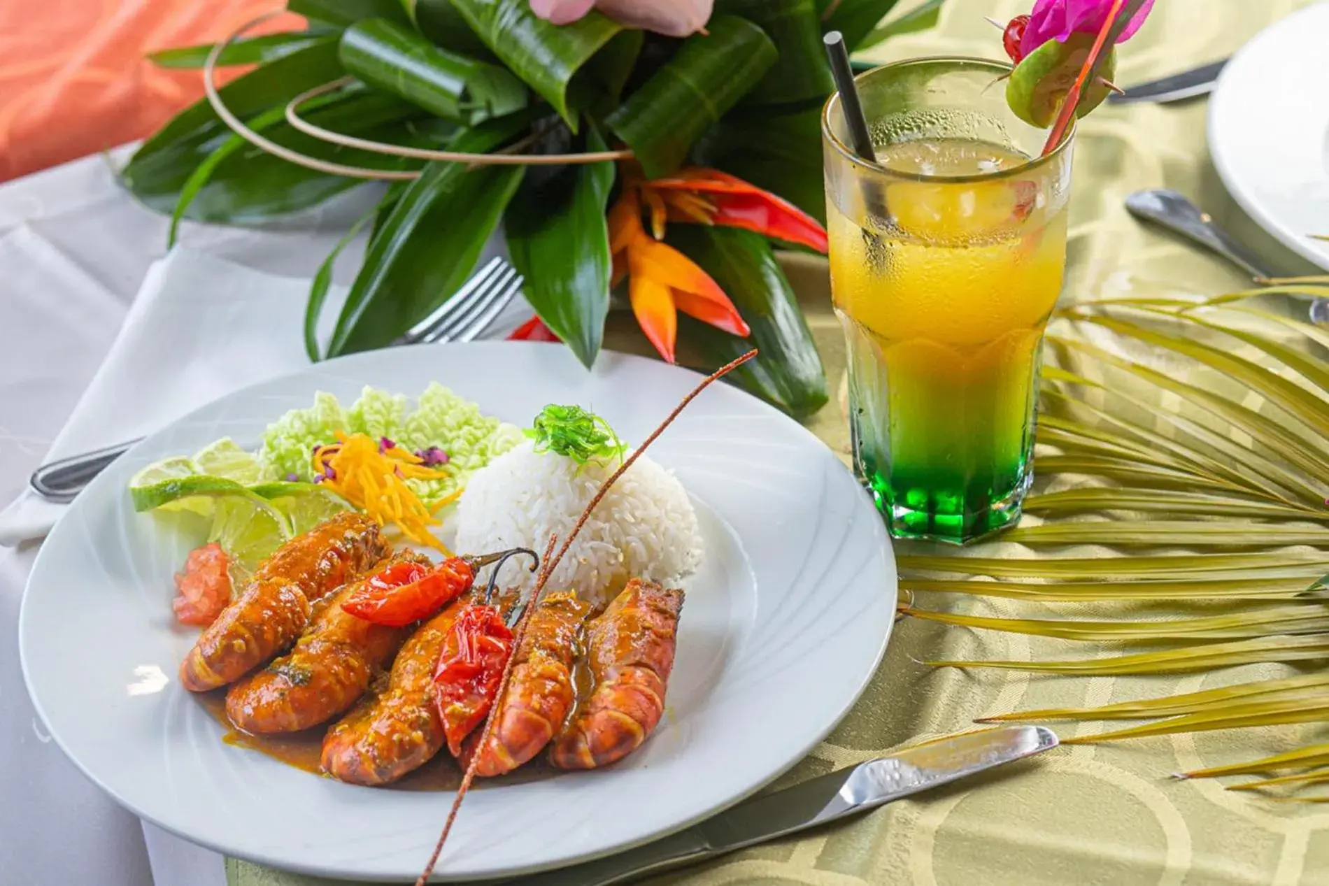 Food close-up in Karibea Sainte Luce Hotel Food close-up in Karibea Sainte Luce Hotel