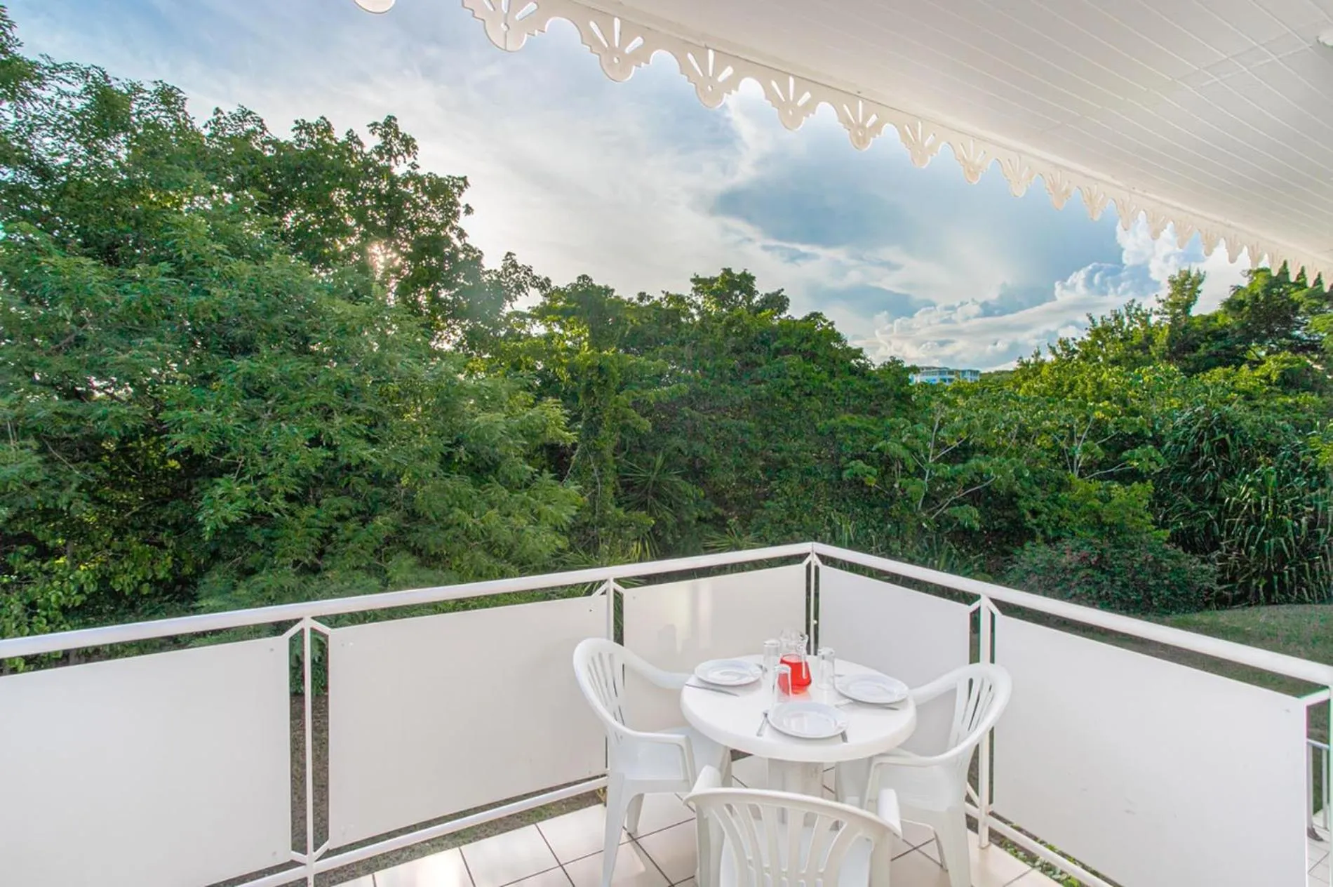 Patio in Karibea Sainte Luce Hotel