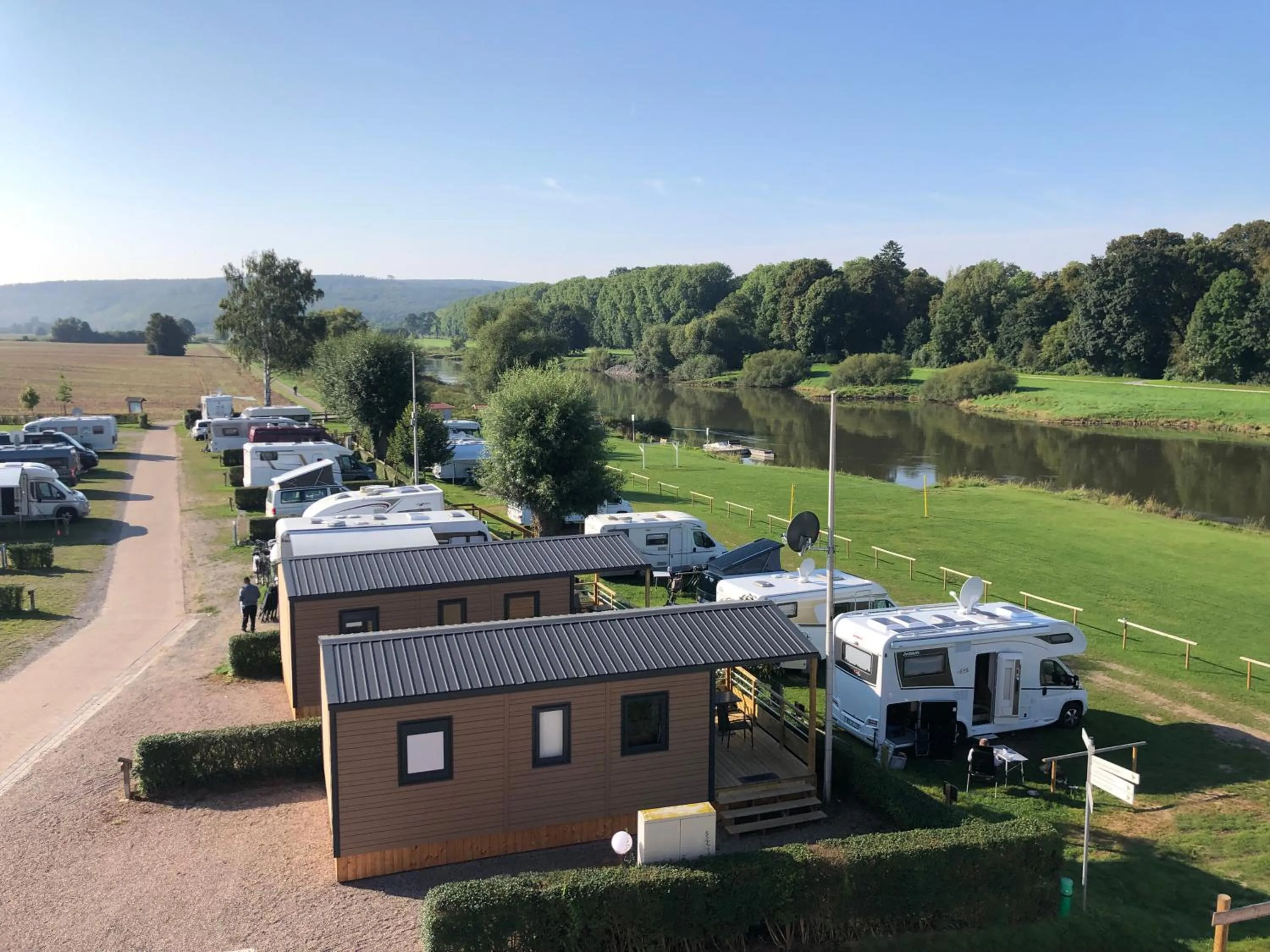 View (from property/room) in Hotel Grohnder Fährhaus