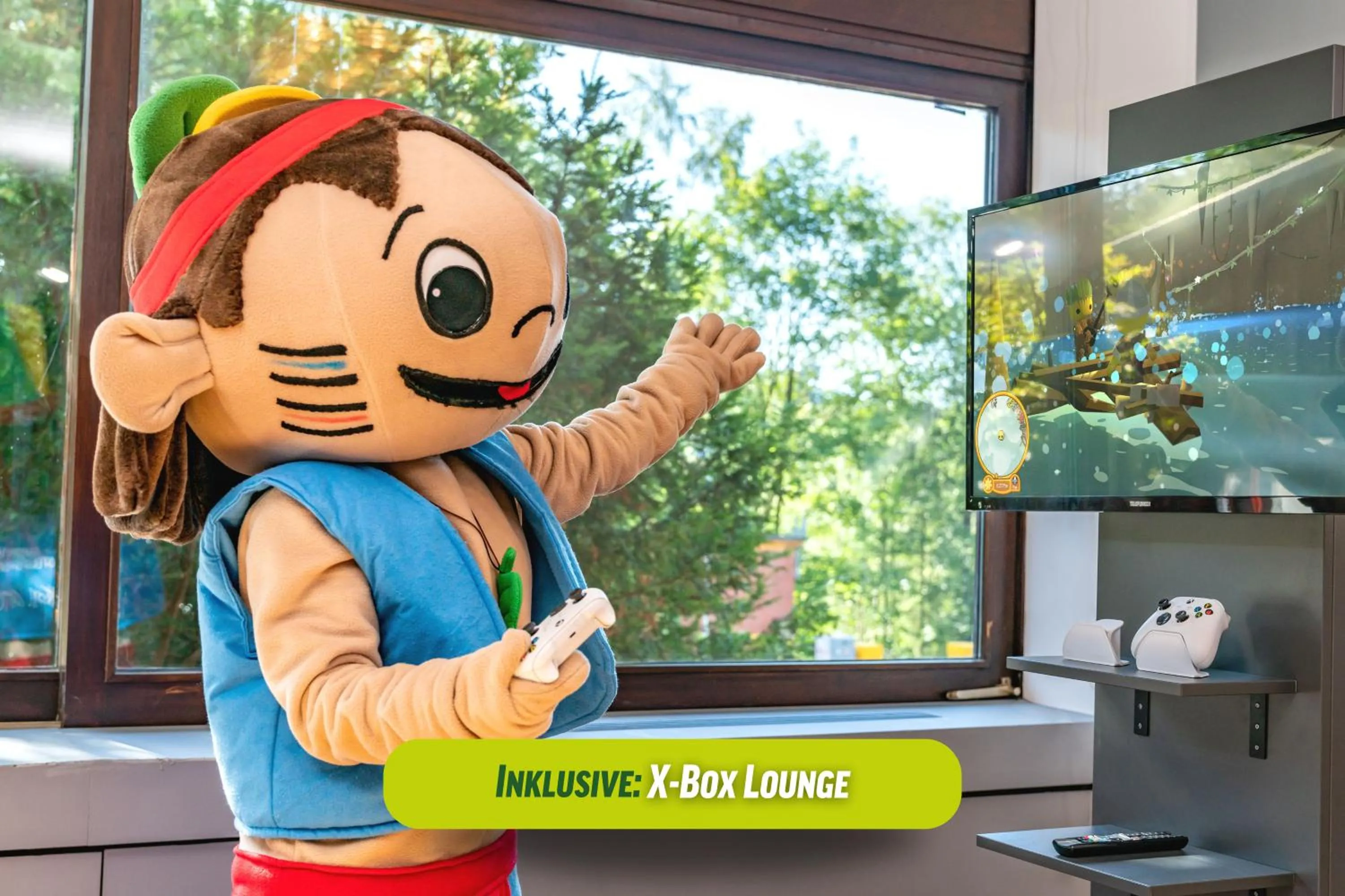 Communal lounge/ TV room in AHORN Harz Hotel Braunlage