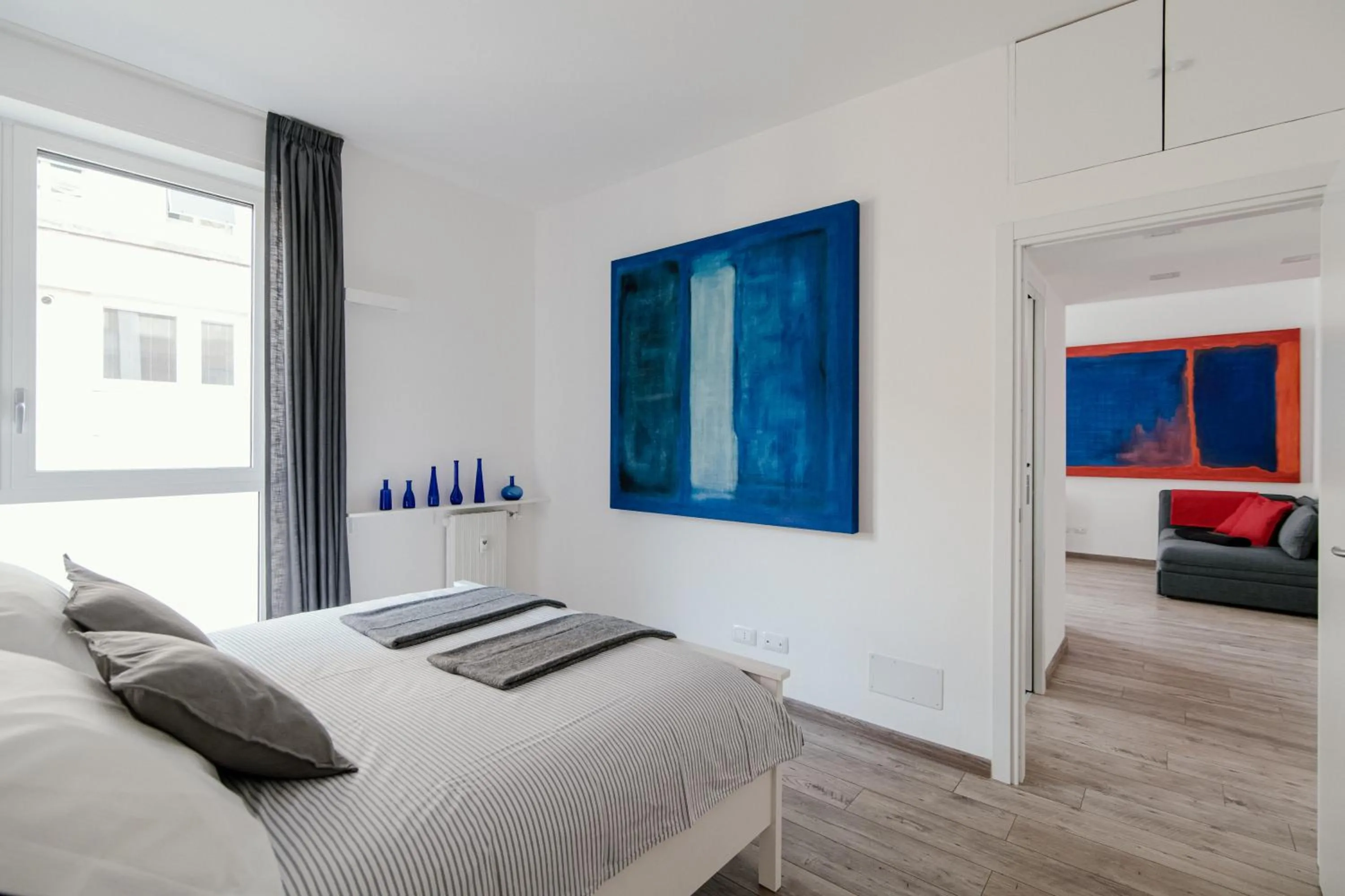 Photo of the whole room, Bed in Mark's Gallery Apartment by MyHomeInComo