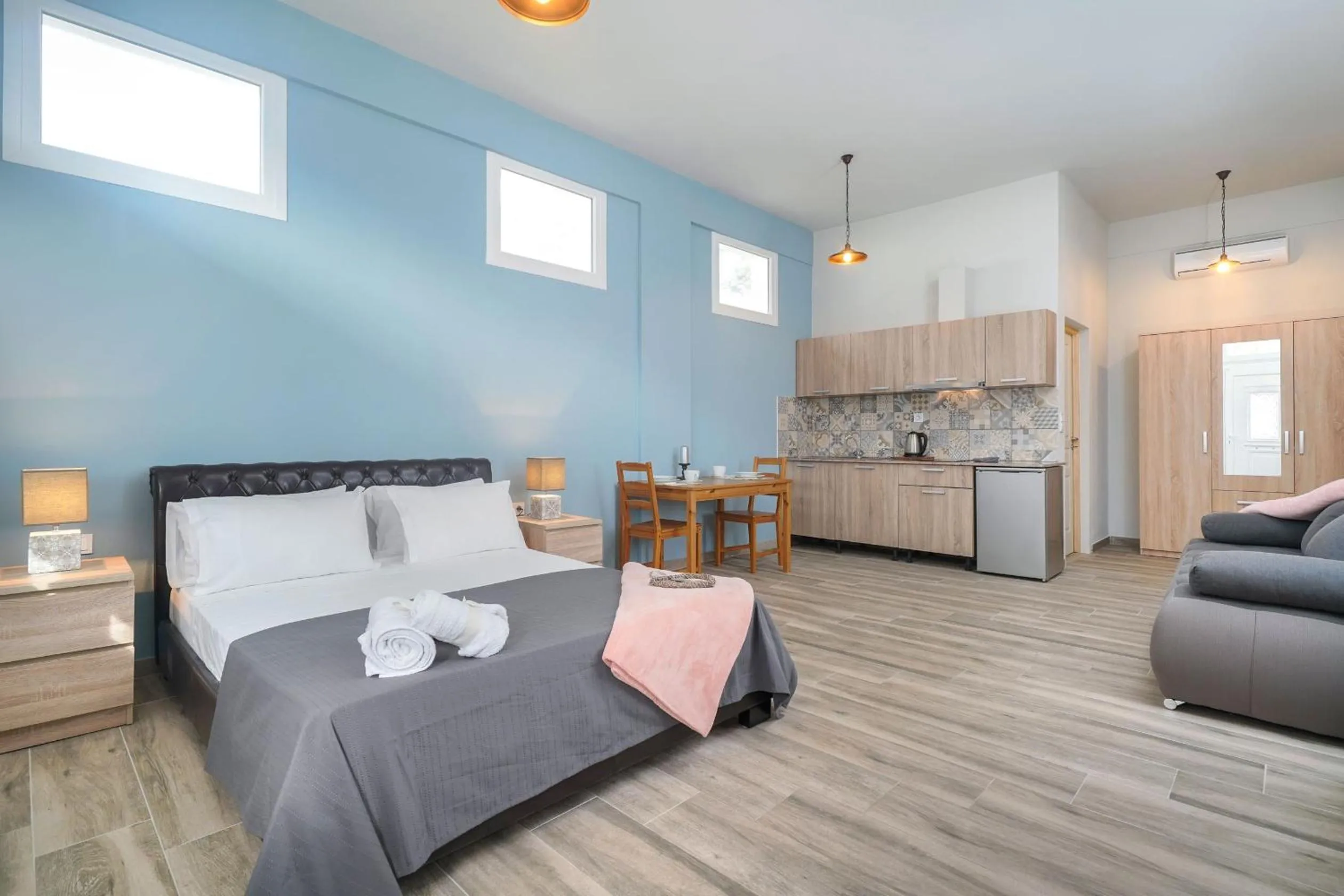 Kitchen or kitchenette, Bed in Villa Remetzo