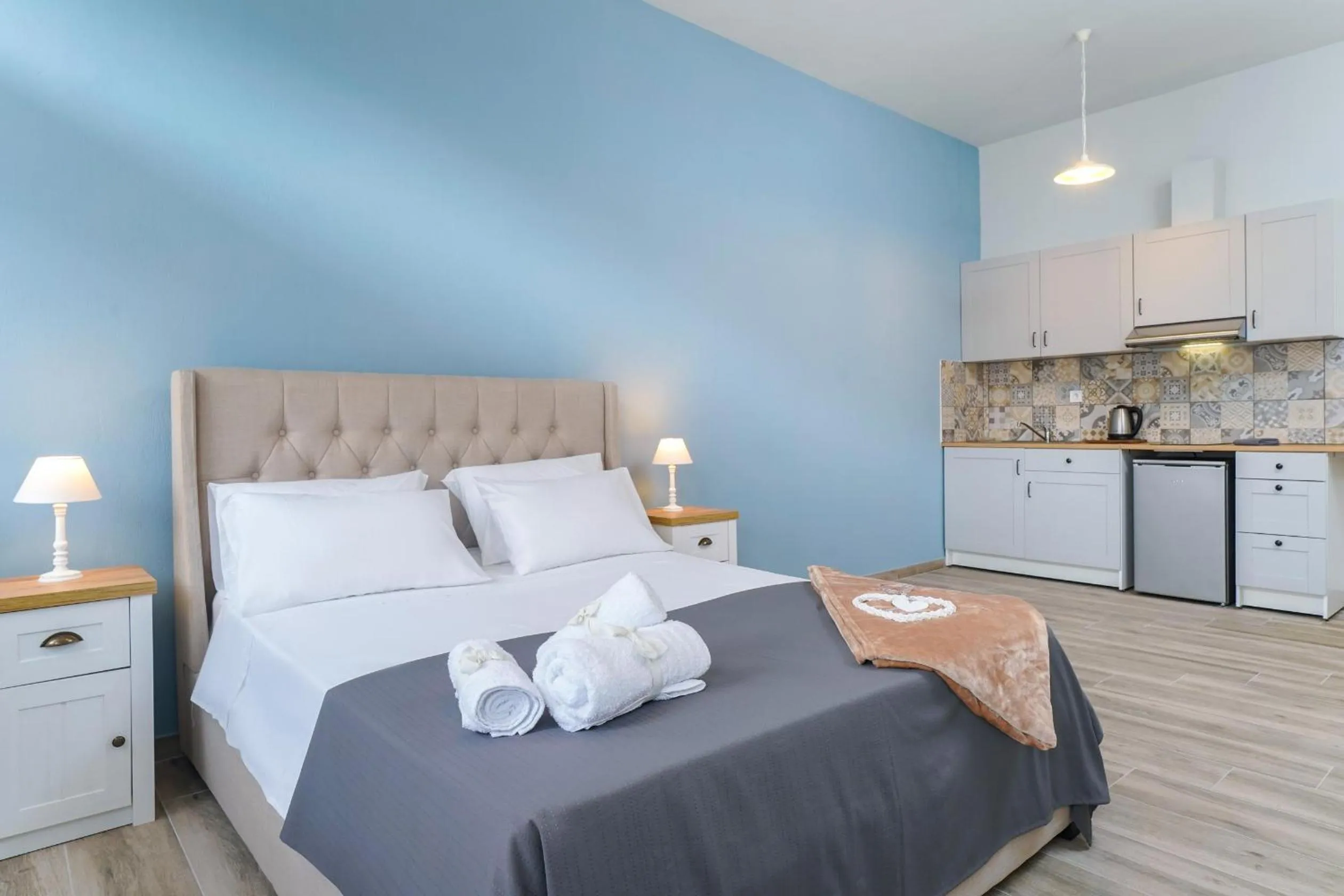 Kitchen or kitchenette, Bed in Villa Remetzo