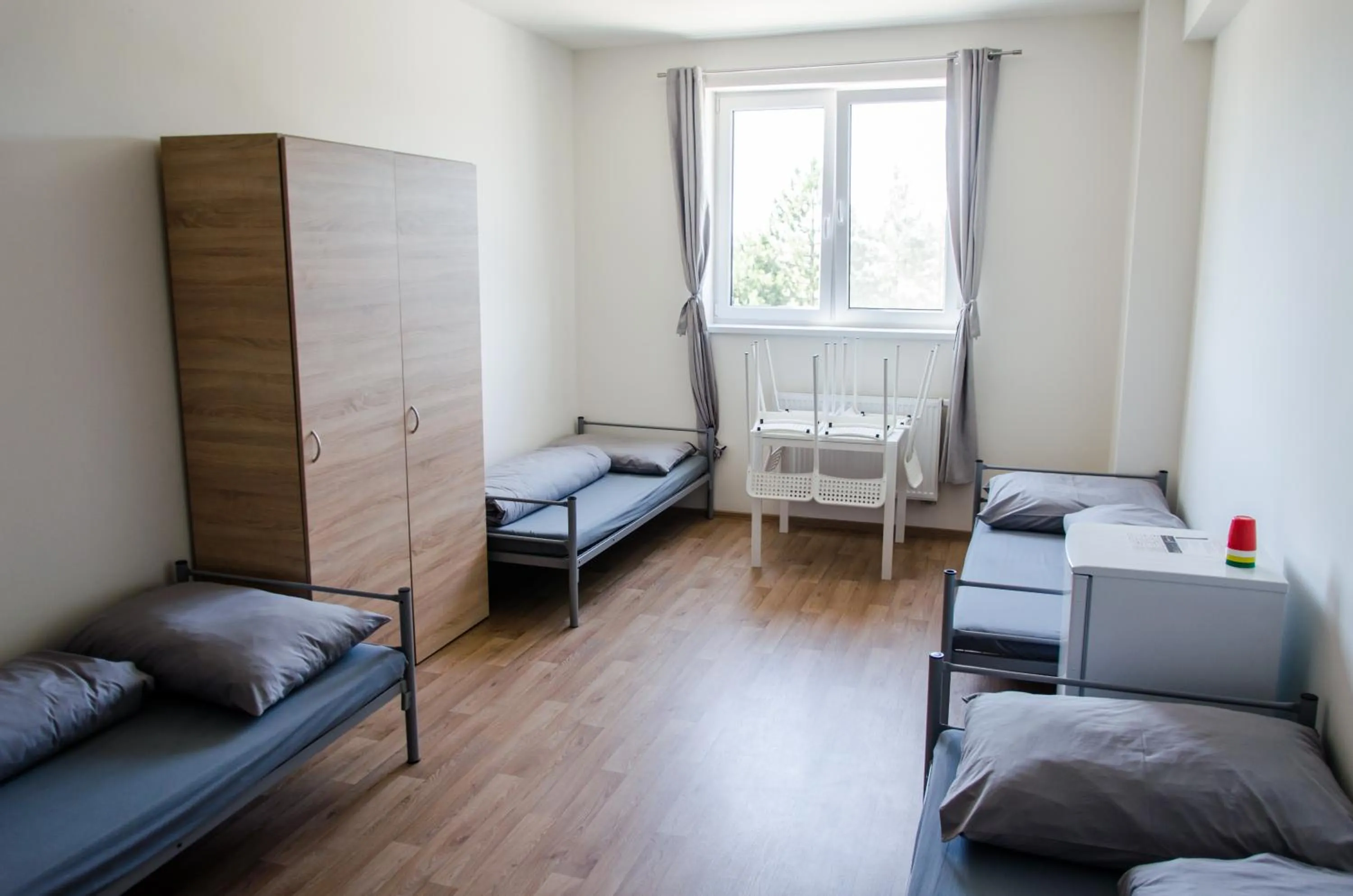 Bed in Ubytovňa Milex