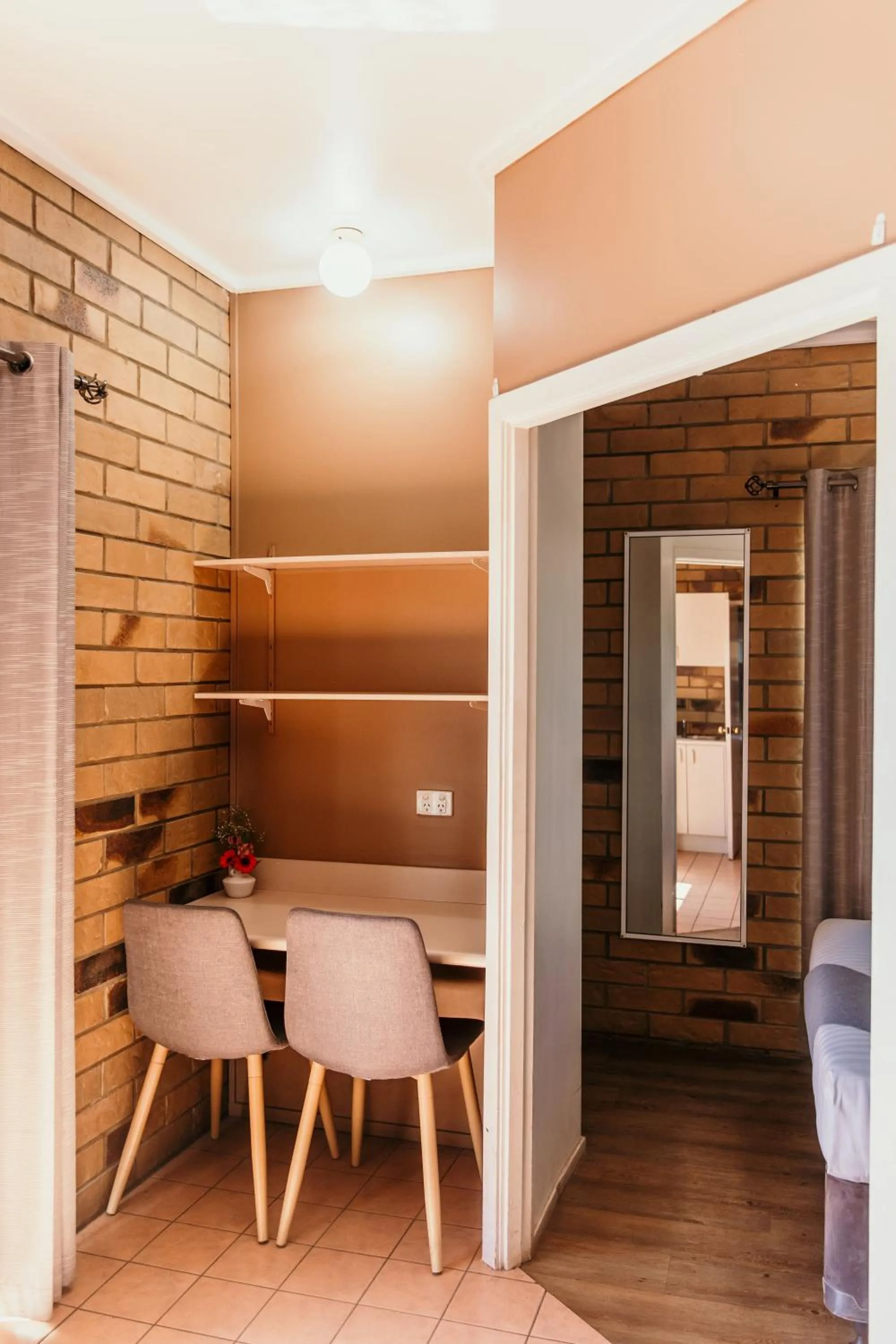 Seating area in Abacus Motel