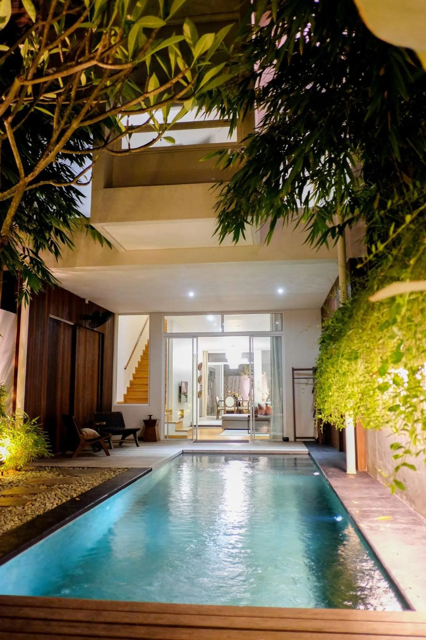 Swimming pool in hu'u Villas