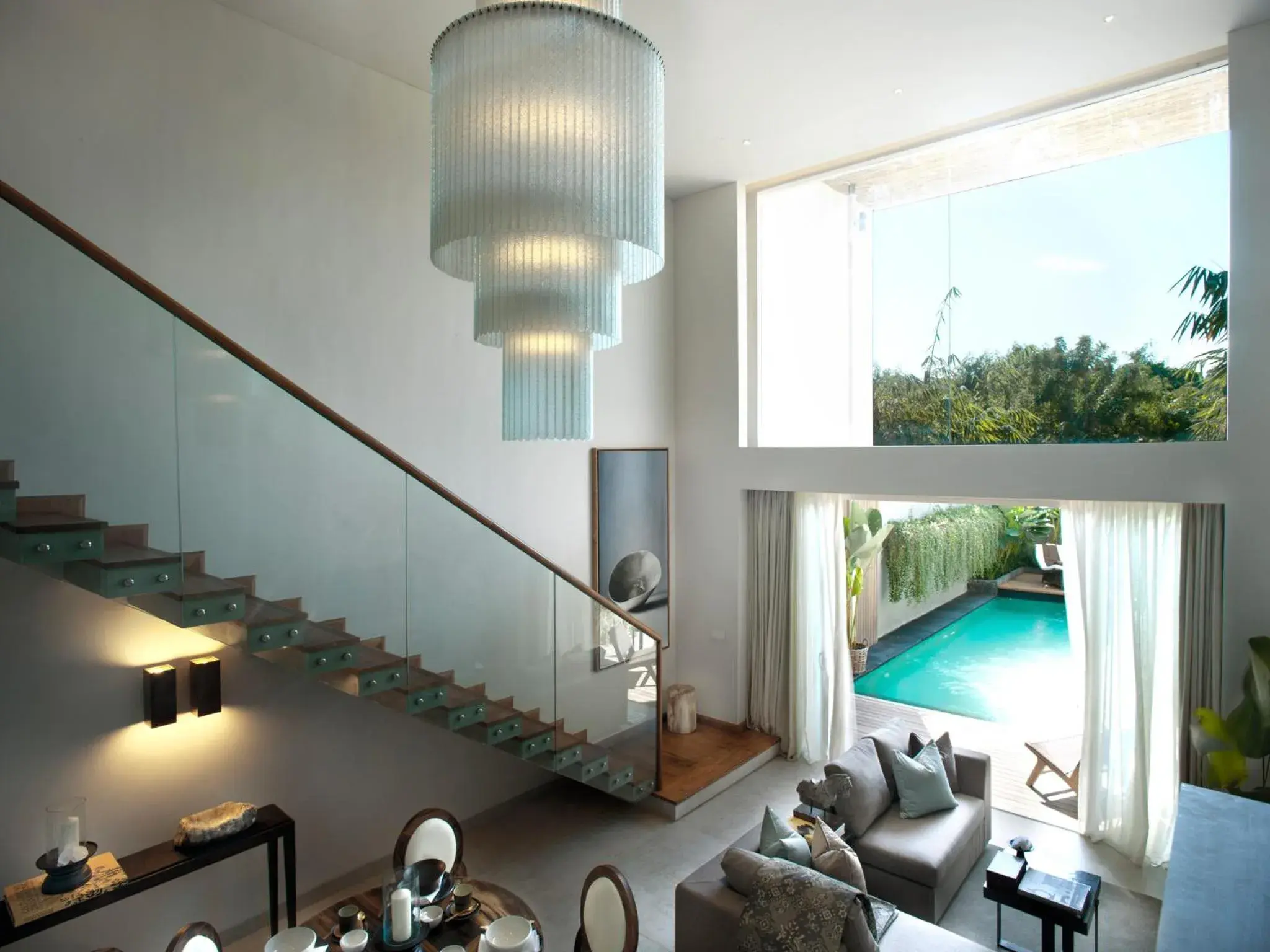 Living room in hu'u Villas Living room in hu'u Villas