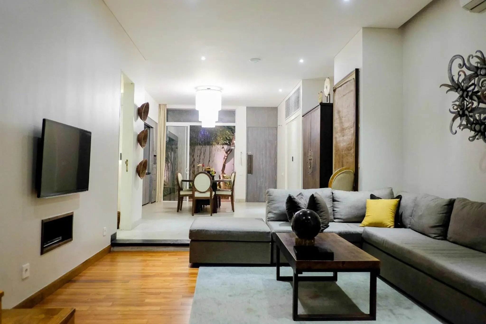Living room in hu'u Villas Living room in hu'u Villas