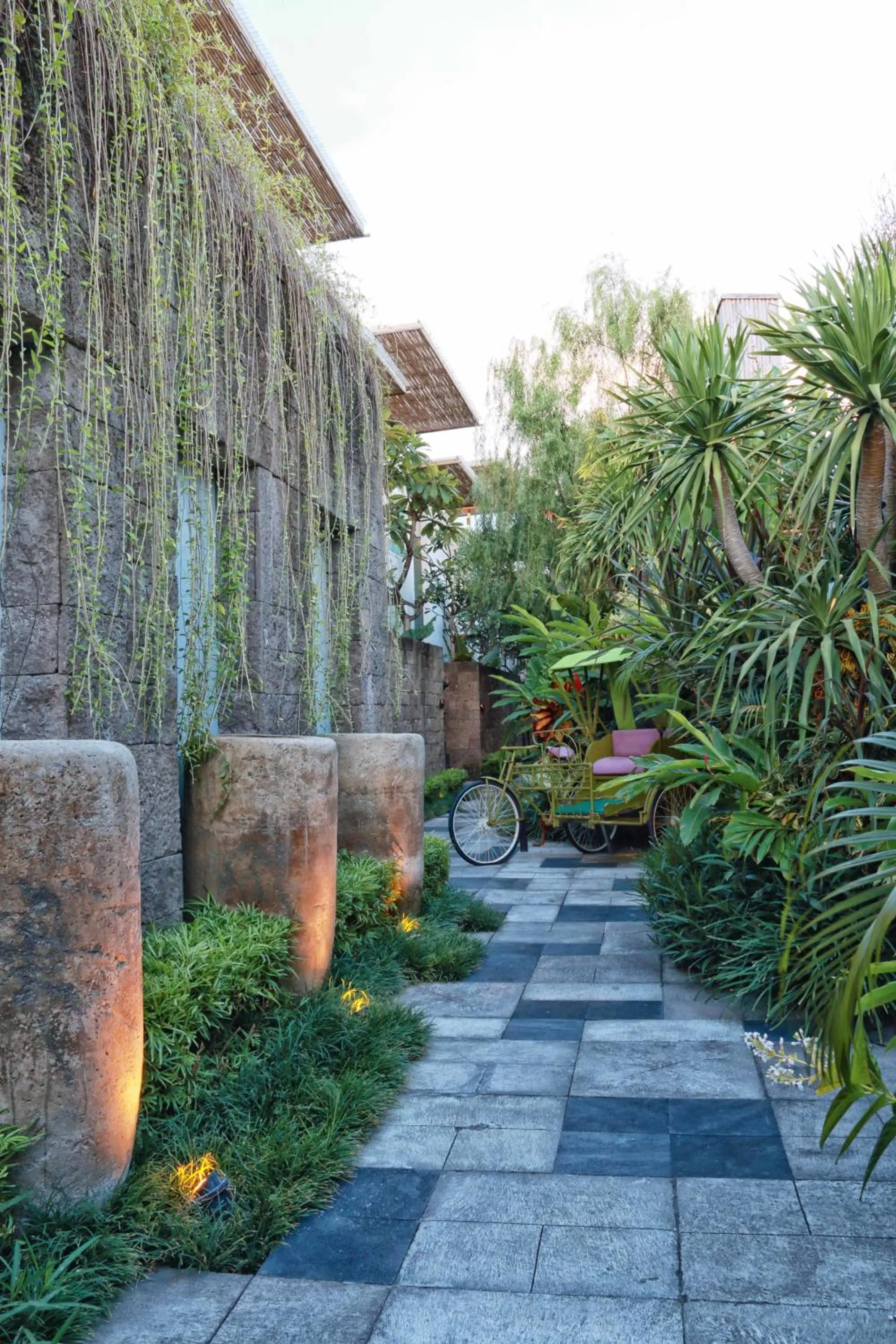 Patio in hu'u Villas
