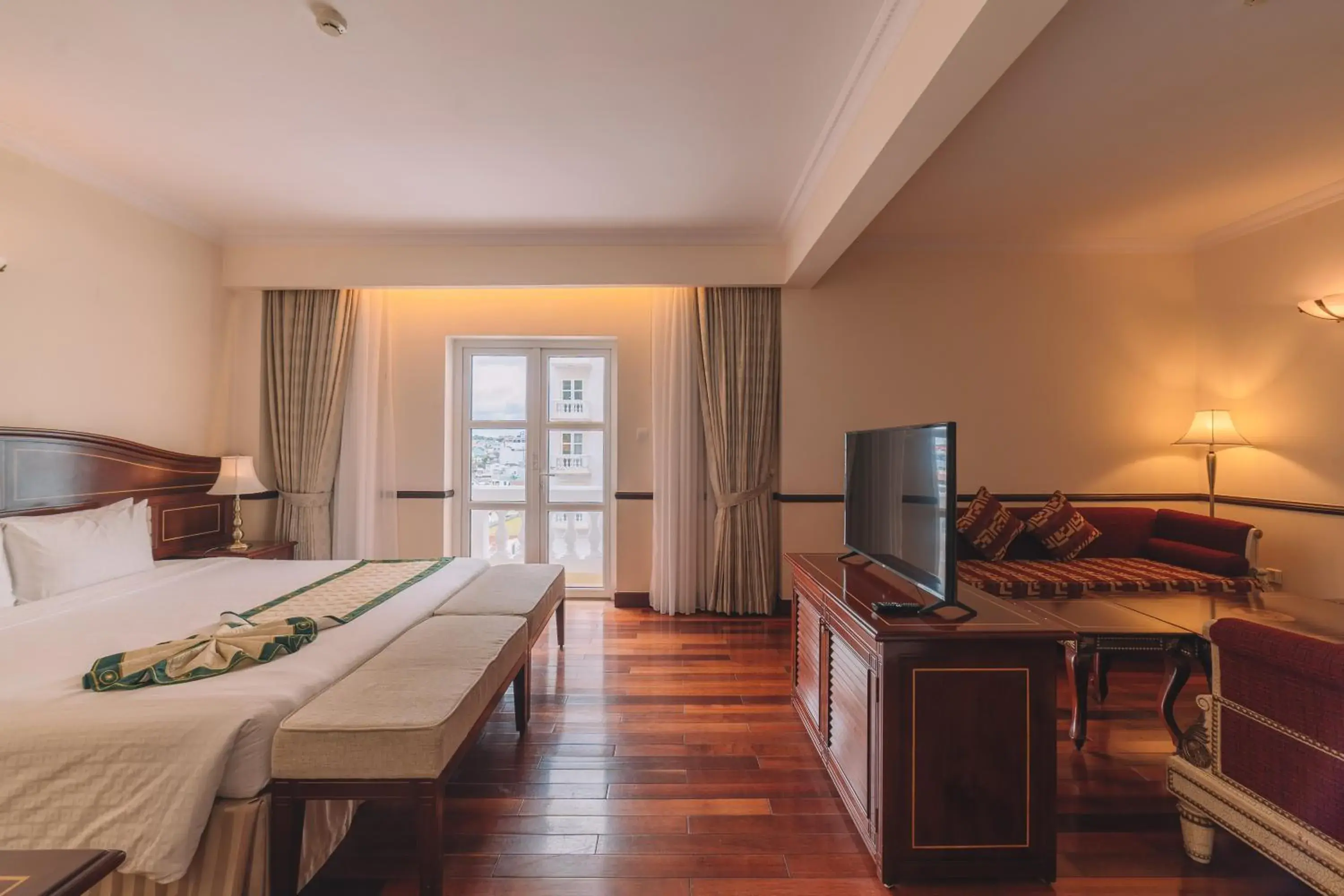 View (from property/room), Bed in Saigon Dalat Hotel View (from property/room), Bed in Saigon Dalat Hotel