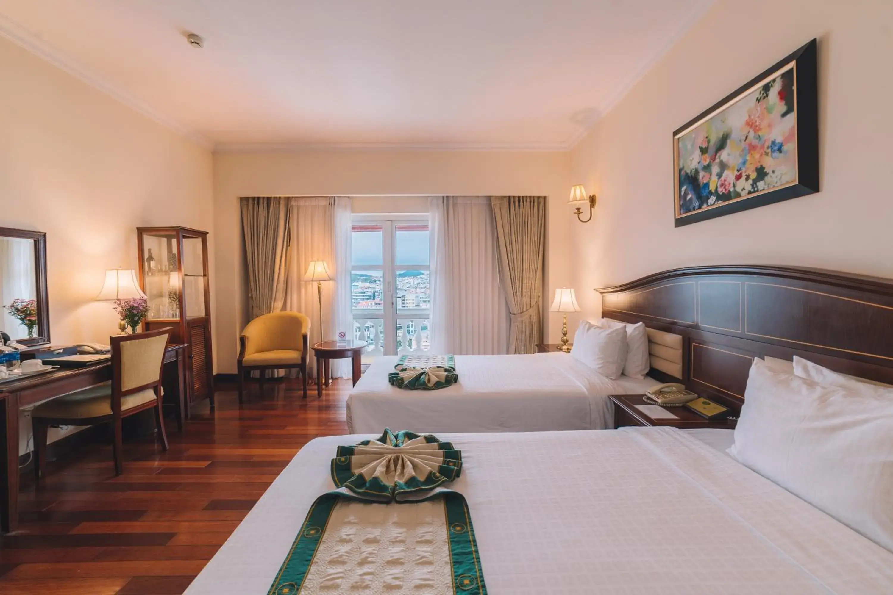 View (from property/room), Bed in Saigon Dalat Hotel View (from property/room), Bed in Saigon Dalat Hotel