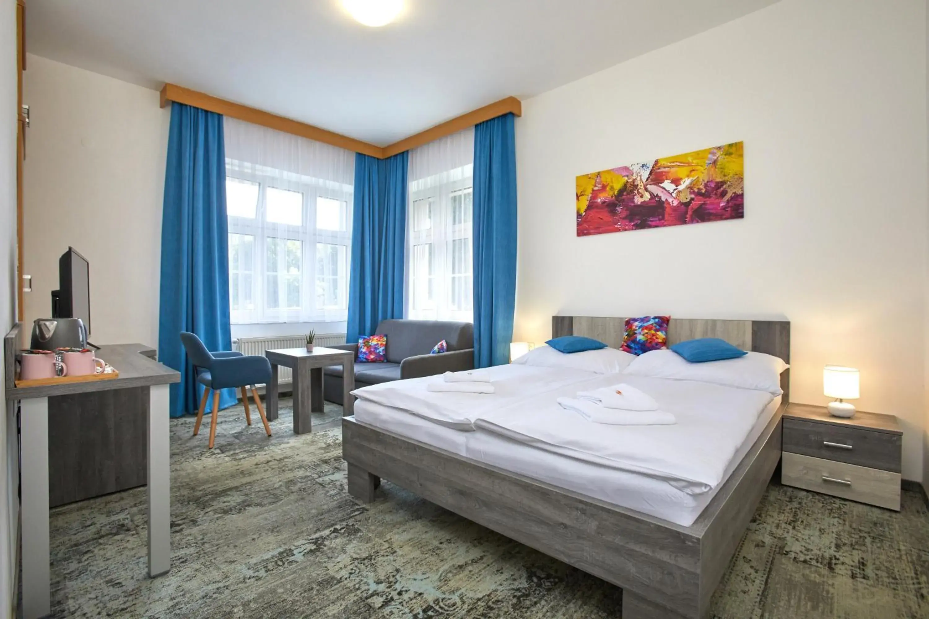 Deluxe Double Room with Extra Bed in Penzion Vila Tereza Deluxe Double Room with Extra Bed in Penzion Vila Tereza
