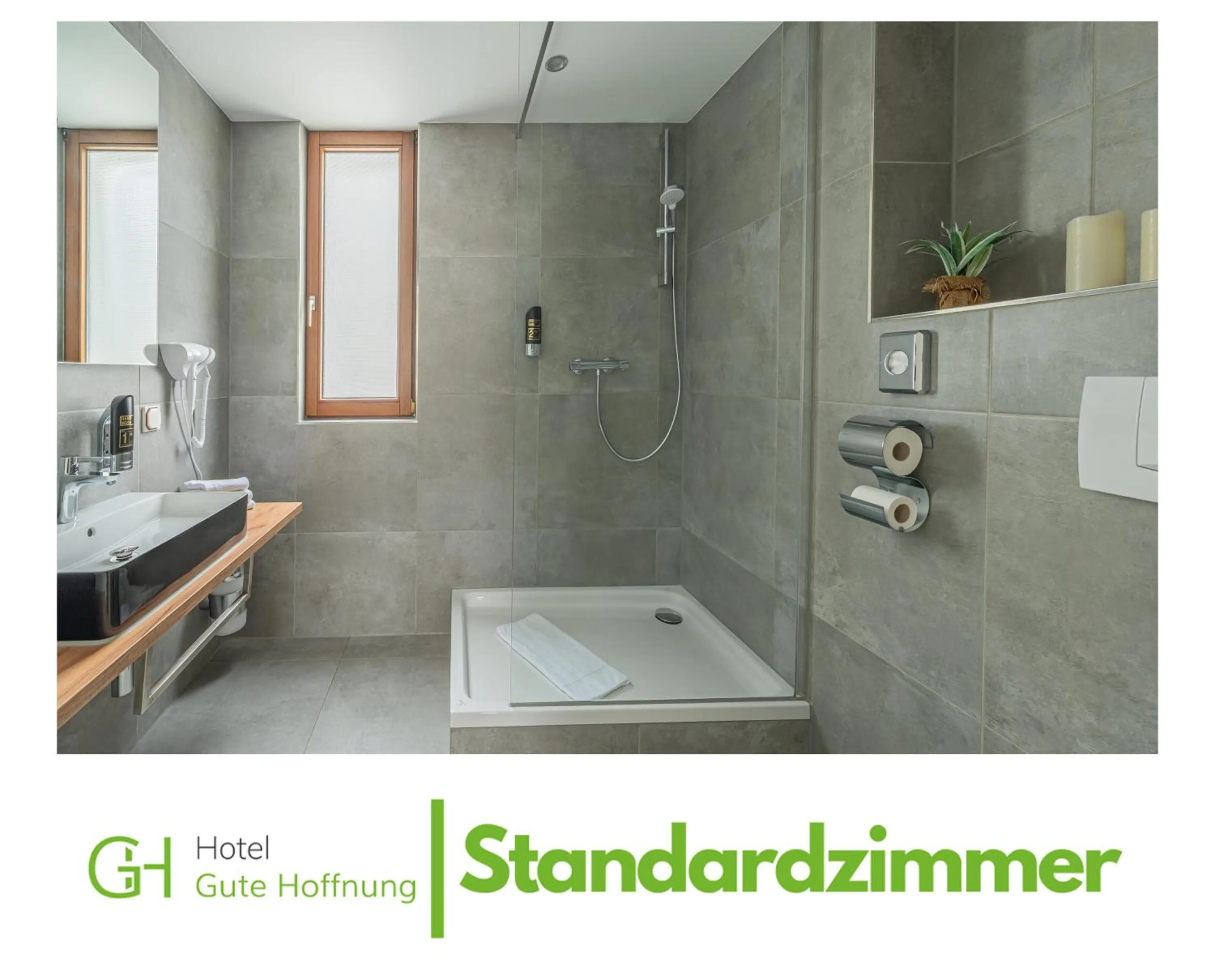 Bathroom in Hotel Gute Hoffnung Pforzheim