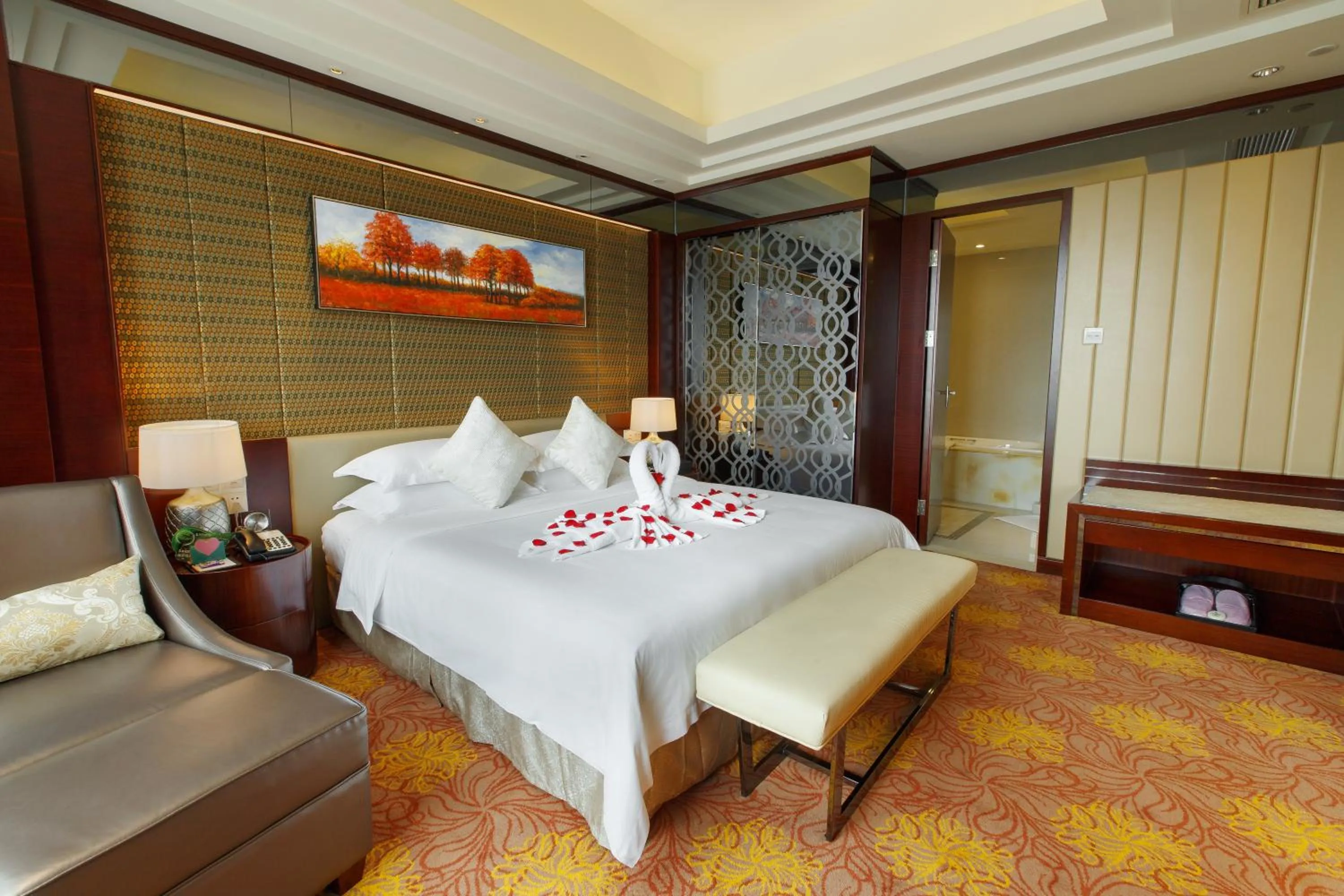Bedroom in Leeden Jingxi Hotel