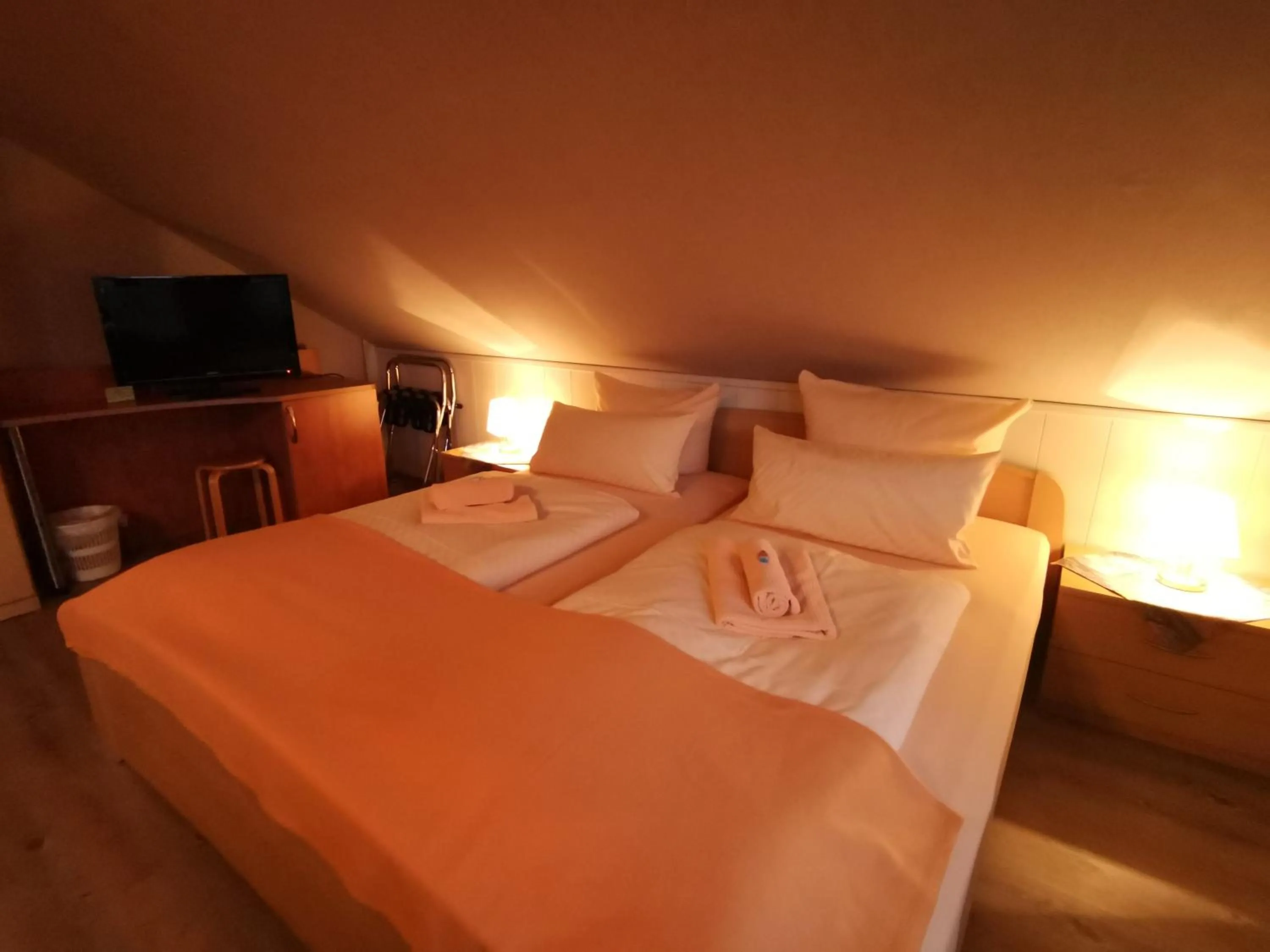 Photo of the whole room, Bed in Hotel zur Schmiede