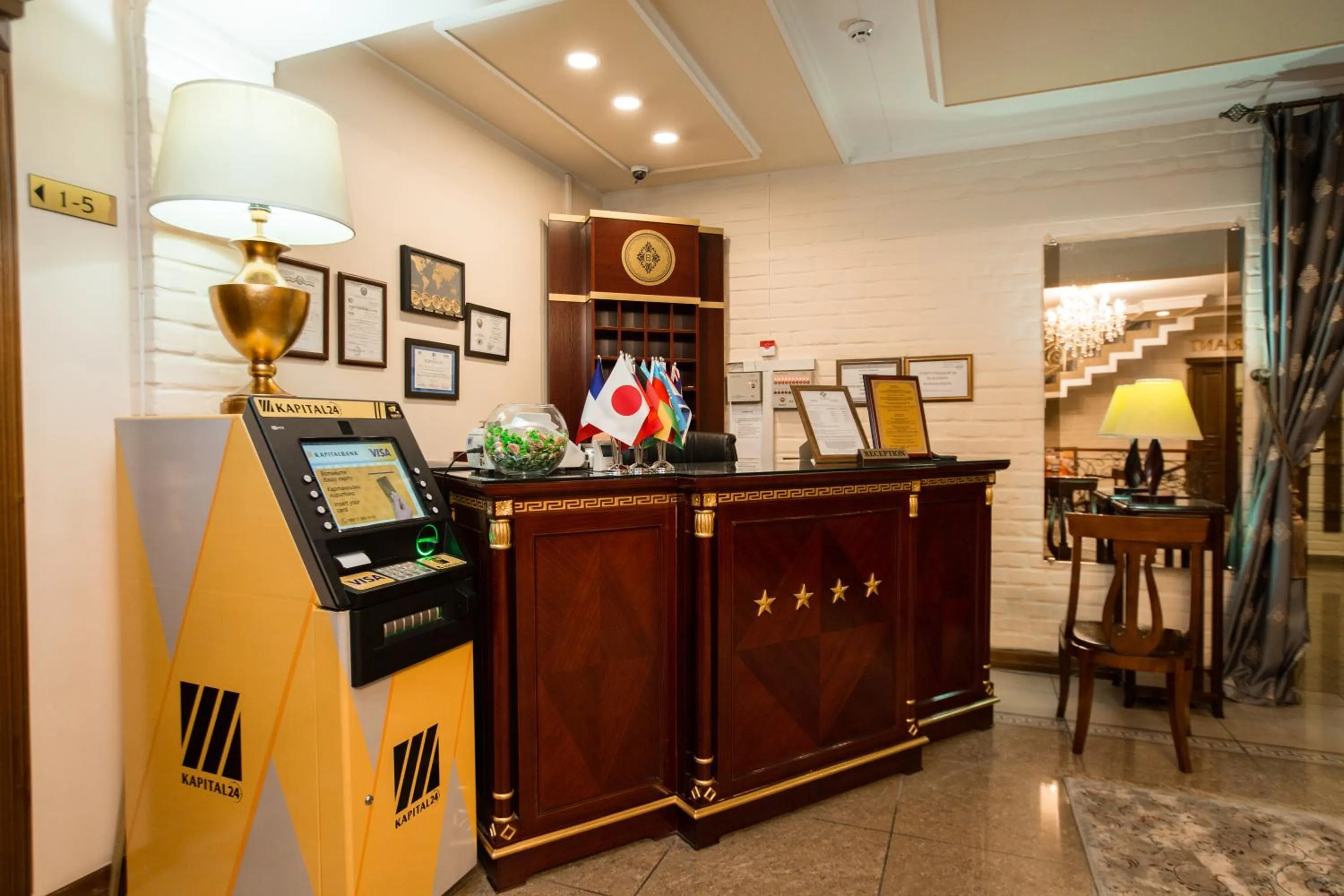 Lobby or reception in Hotel BEK