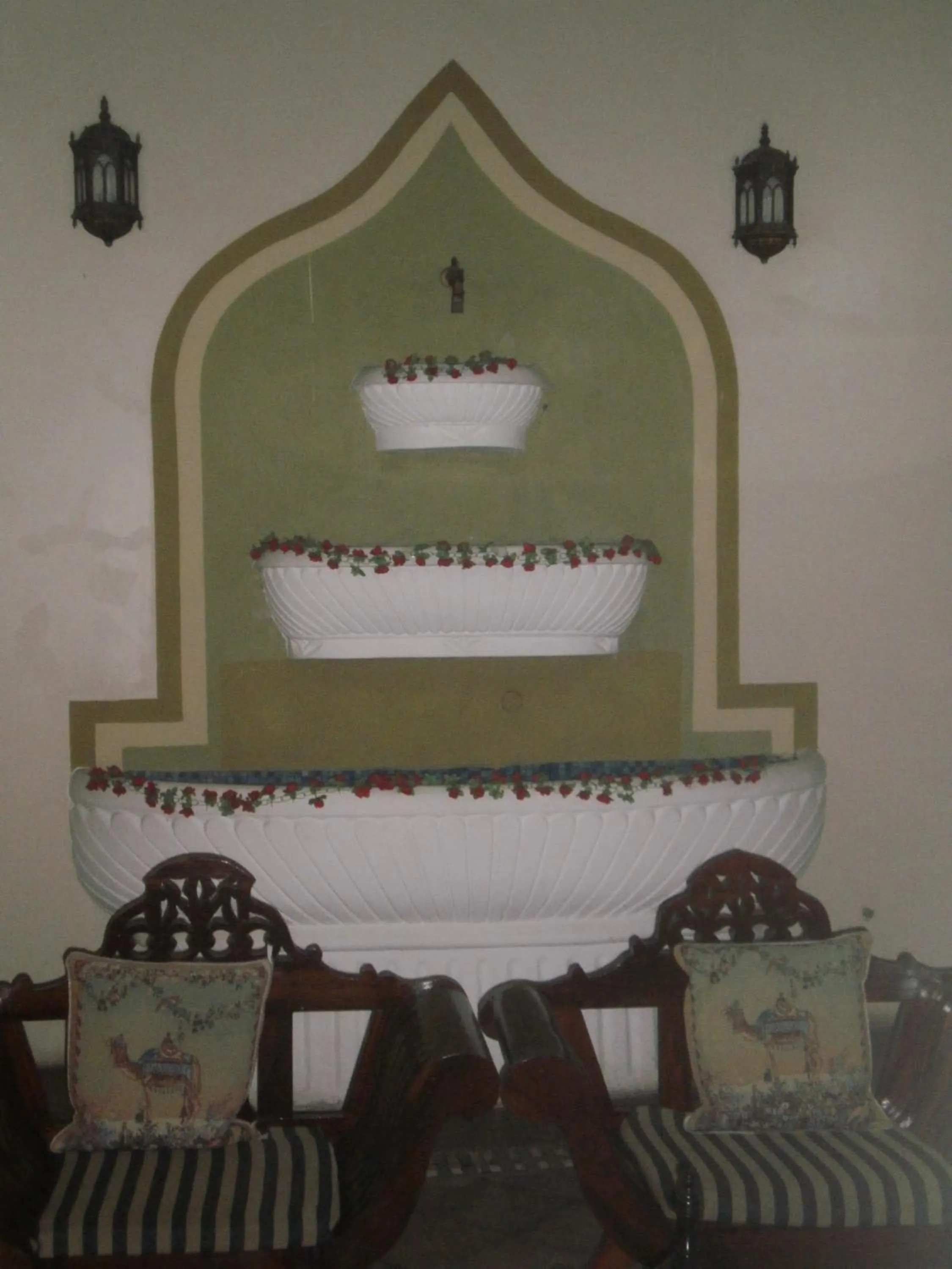 Decorative detail in Asmini Palace Hotel