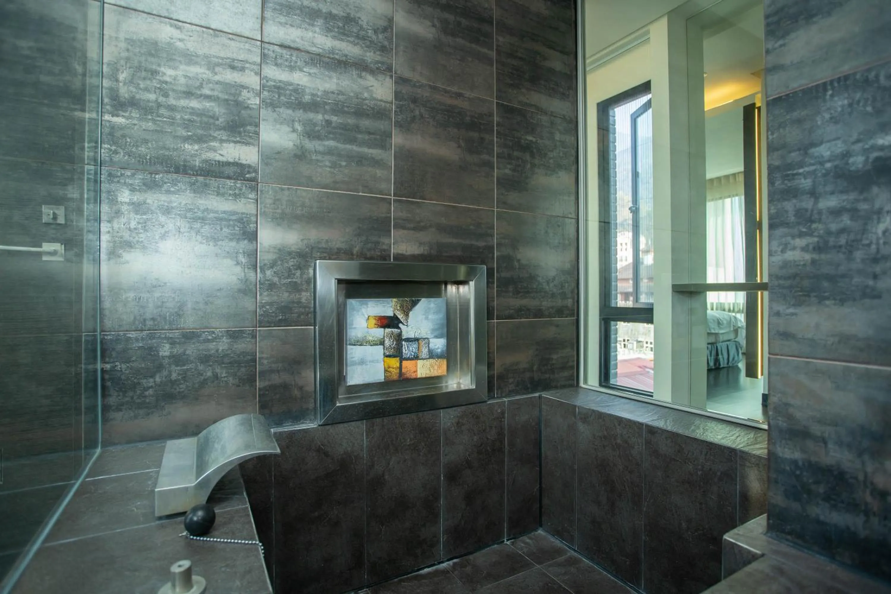 Bathroom in 日月潭天月水色民宿 (老街-停車-度假）skylight bnb