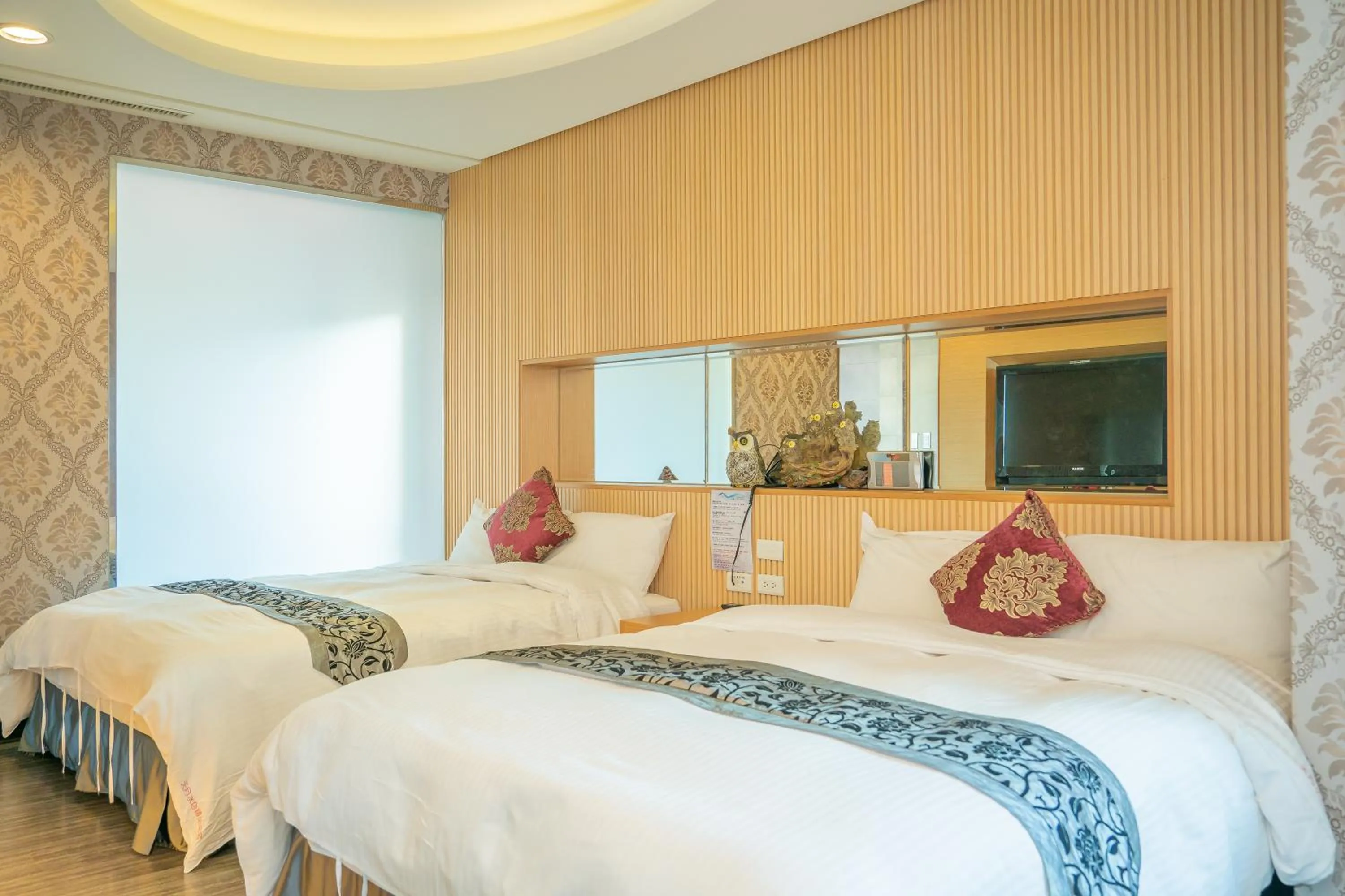 Bedroom, Bed in 日月潭天月水色民宿 (老街-停車-度假）skylight bnb