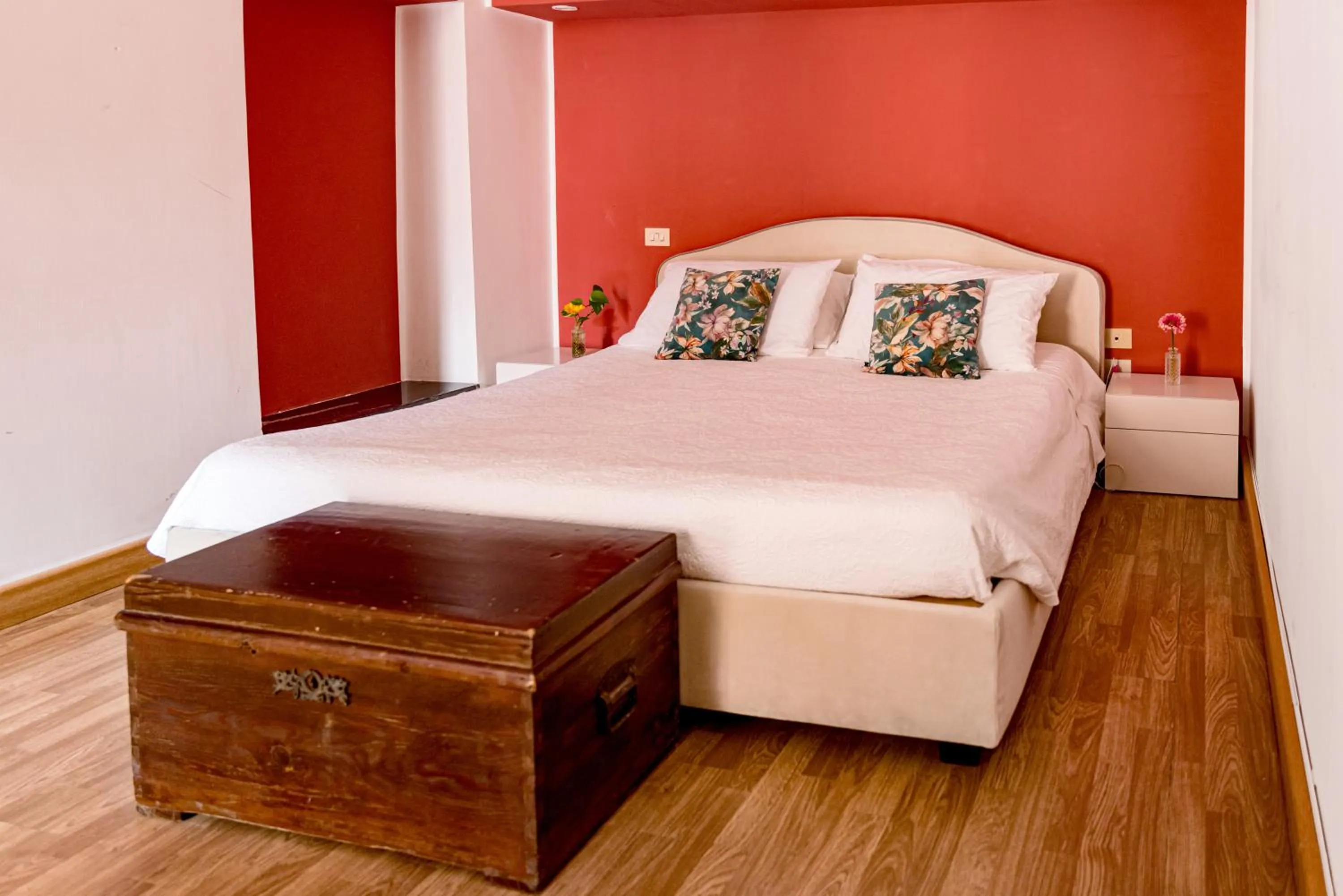 Bed in B&B Ruffo di Bagnara Palazzo Monumentale