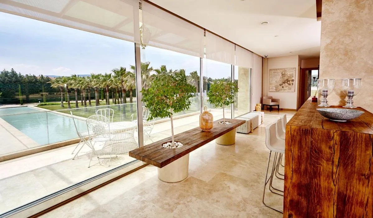 Pool view in Two Rooms Hotel