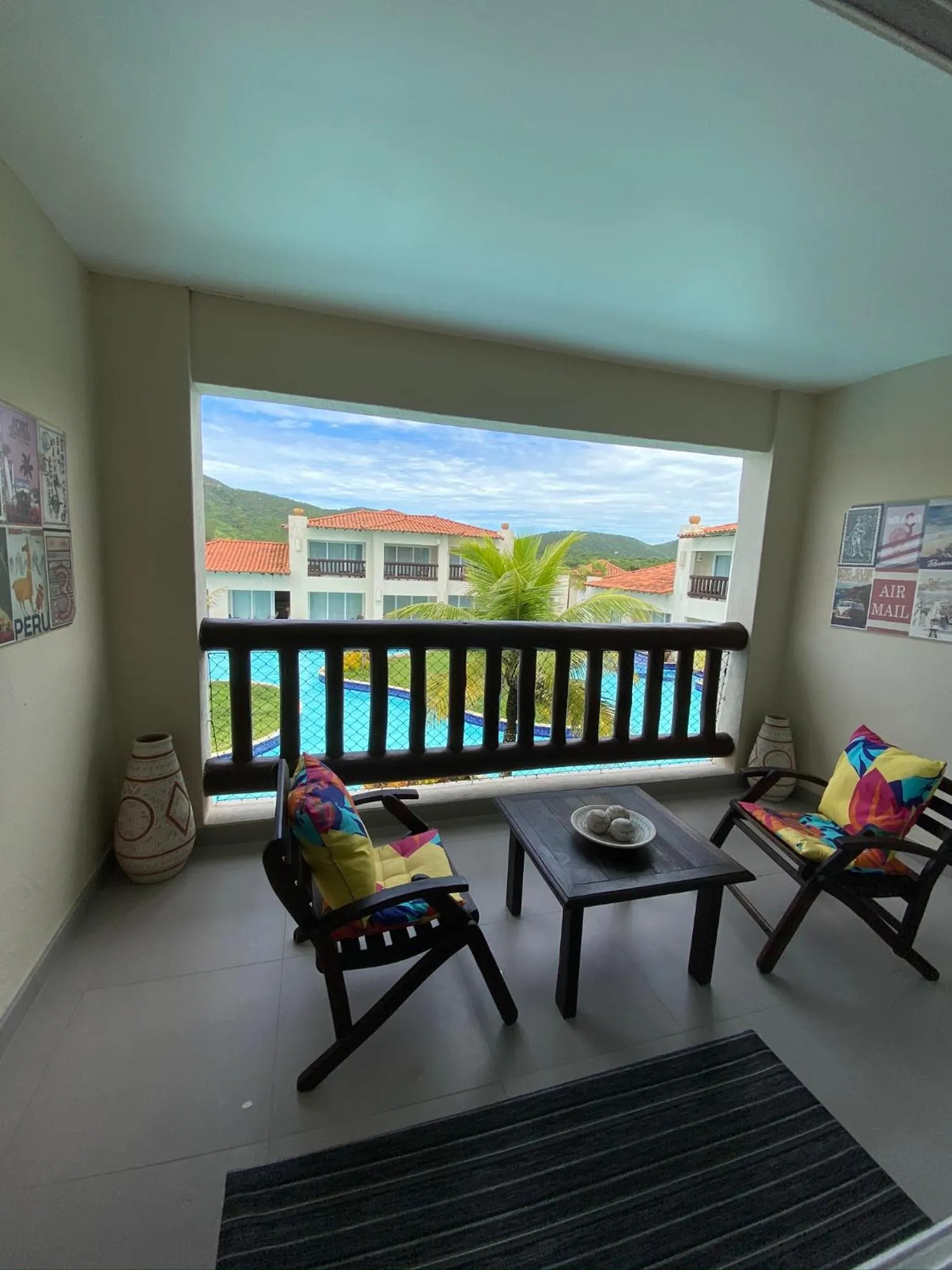 Balcony/Terrace in Buzios Beach Resort Super Luxo Residencial 2501 e 2502