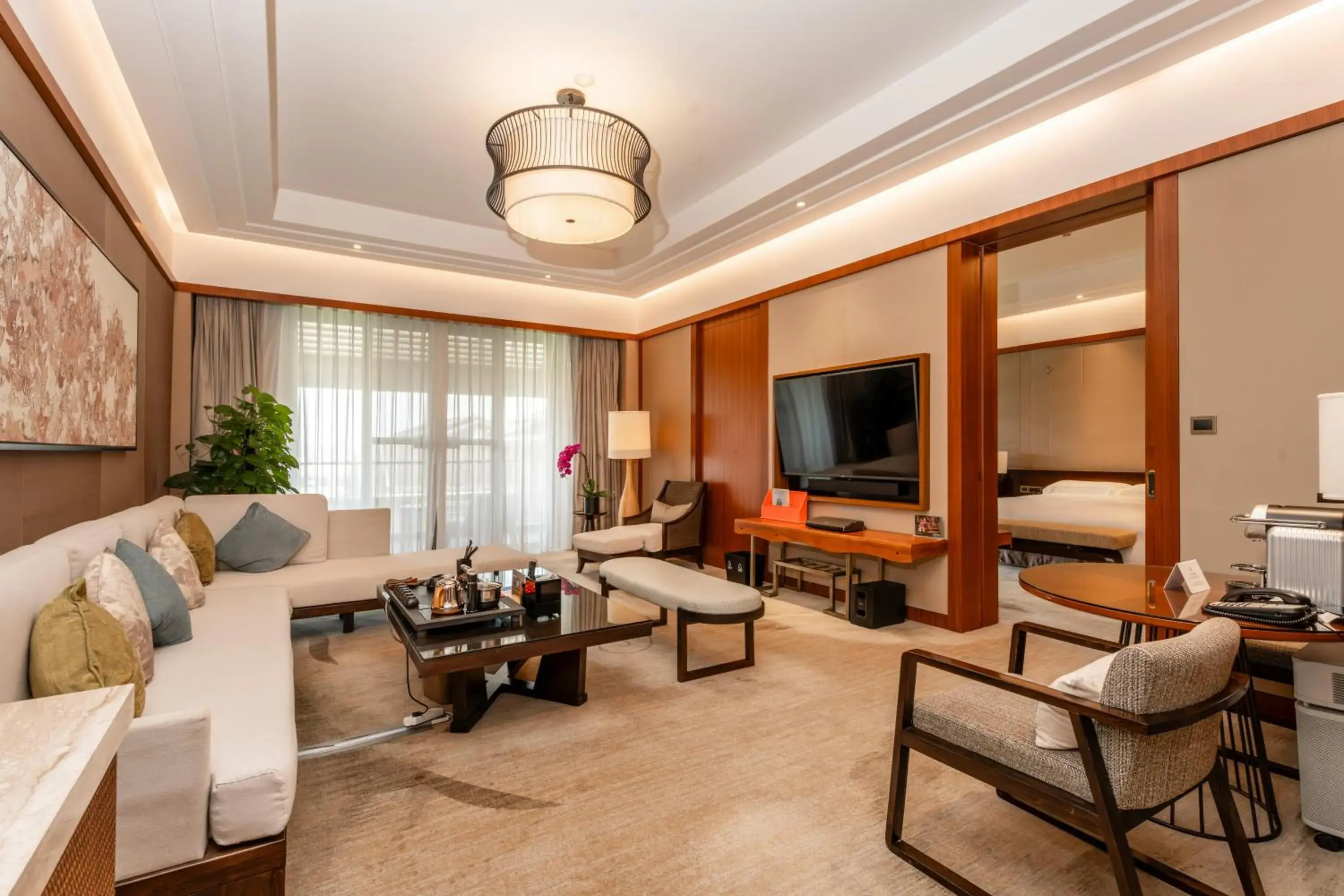 Living room in InterContinental Kunming by IHG Living room in InterContinental Kunming by IHG