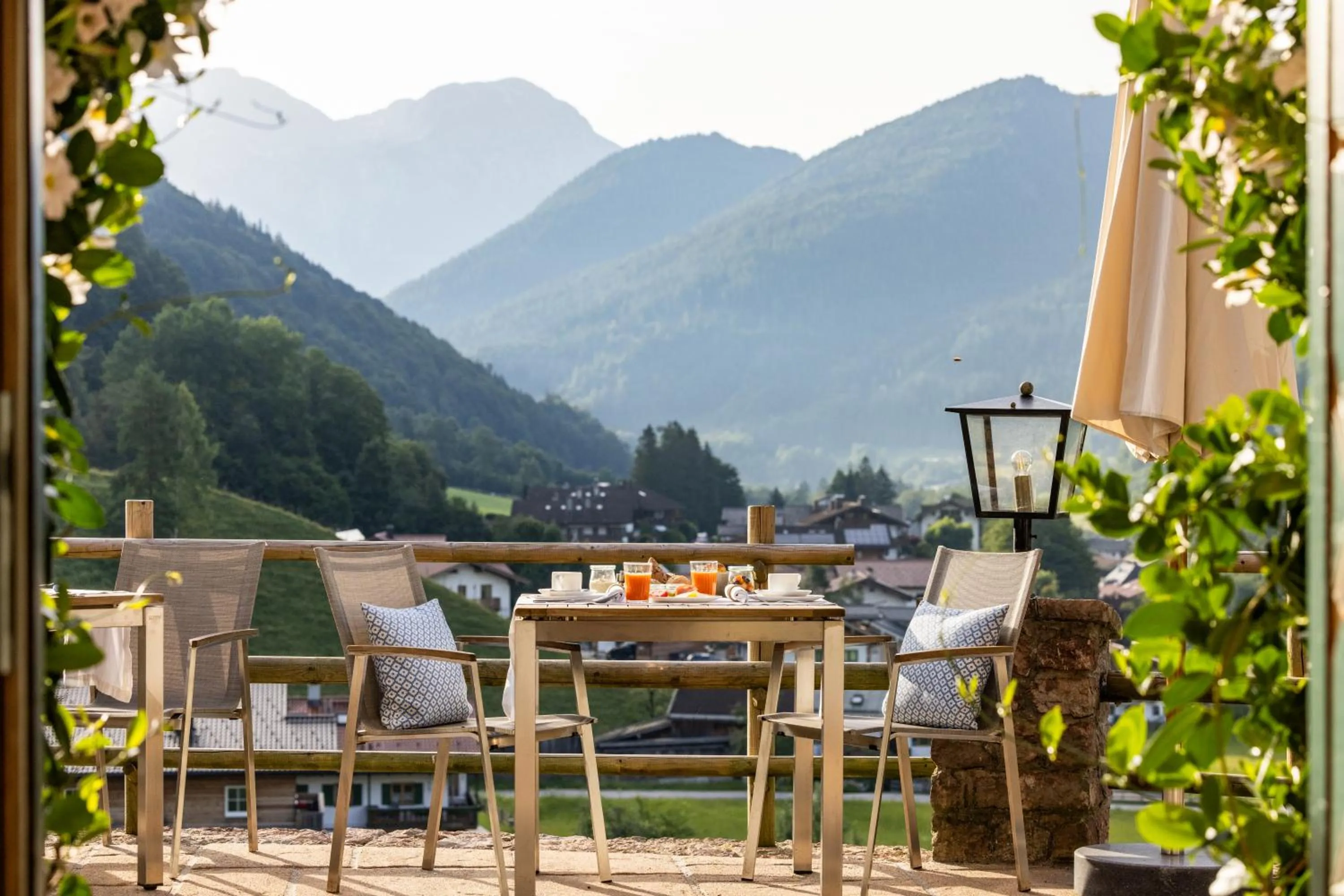Balcony/Terrace in Berghotel Rehlegg