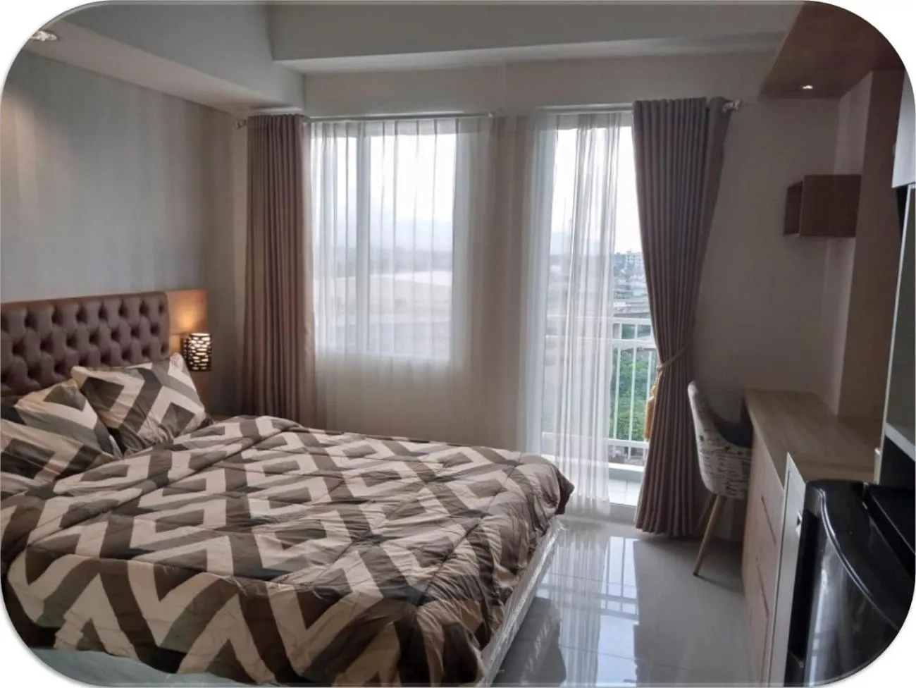 Bed in Channel Stay @ Bogor Icon Apartment