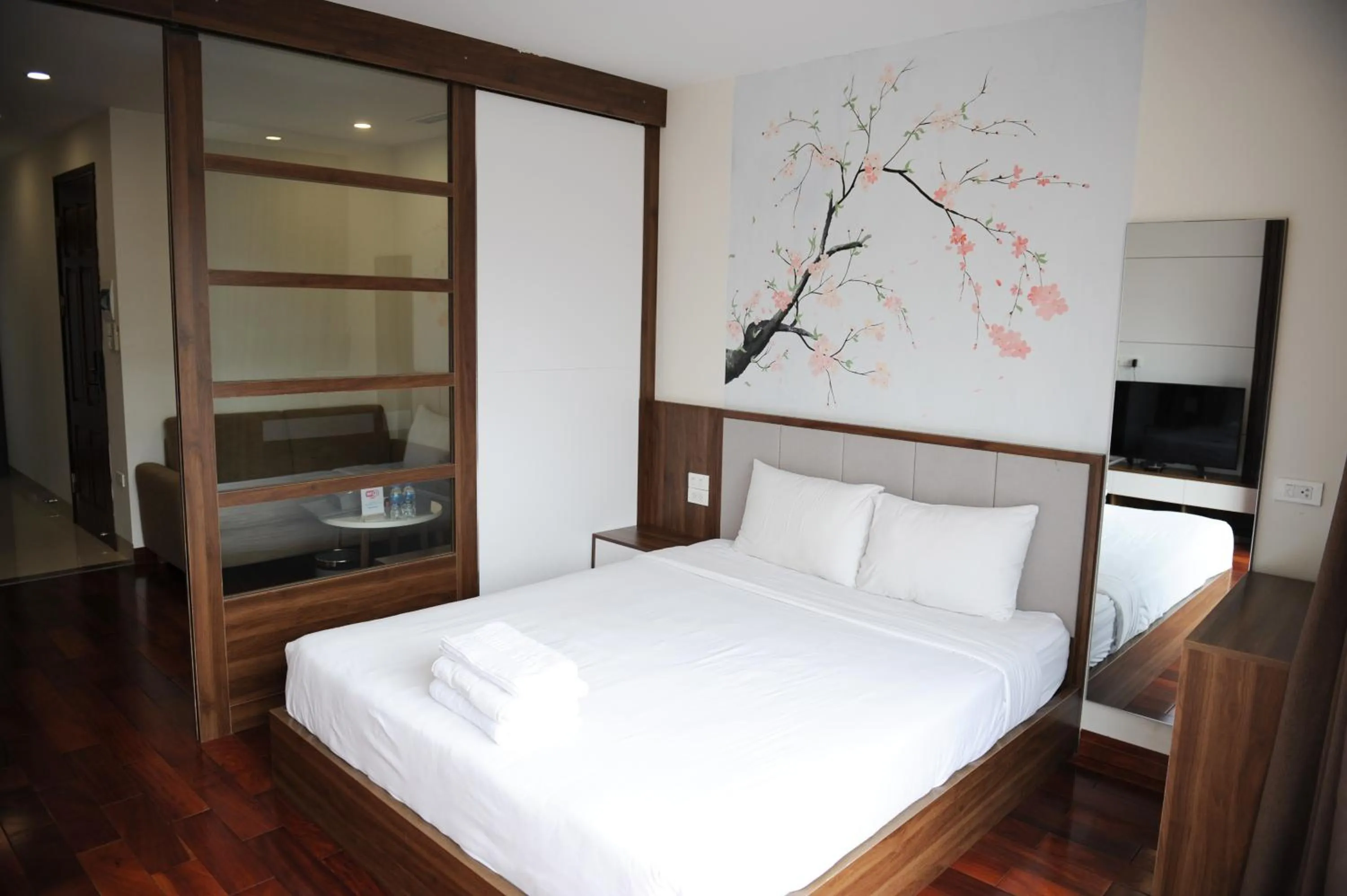 Bedroom, Bed in HANA Stay