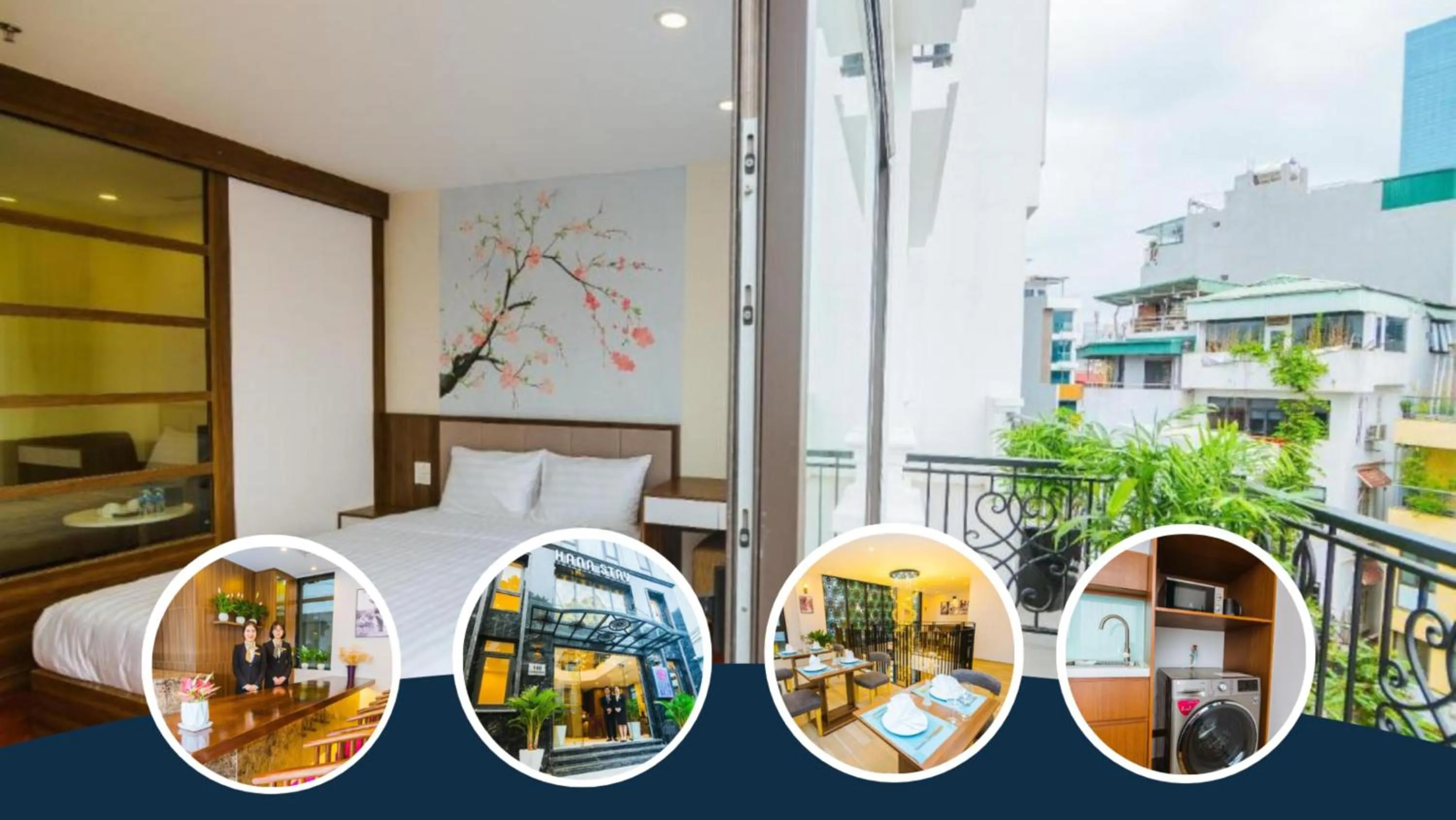 Balcony/Terrace in HANA Stay