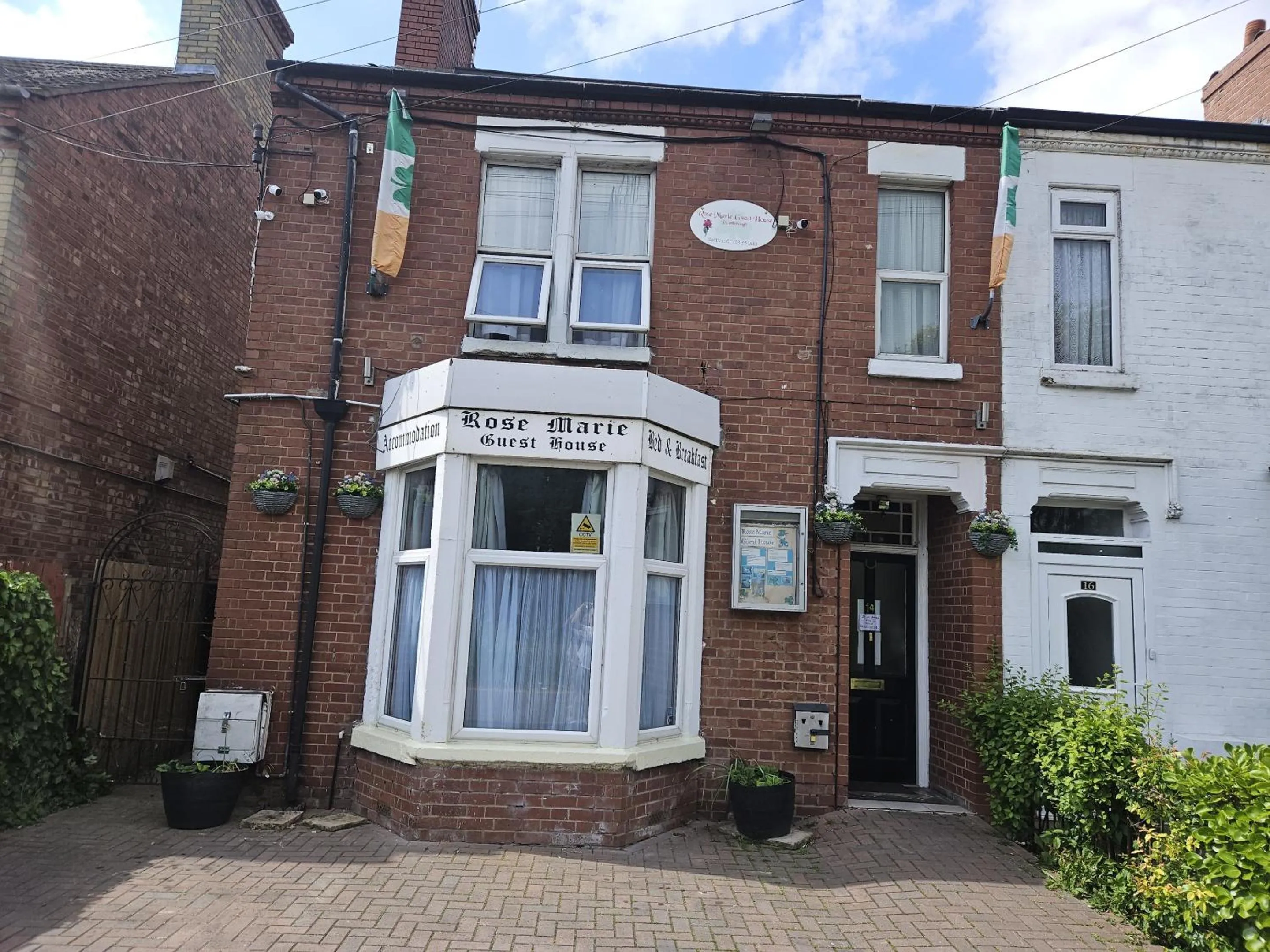 Facade/entrance in Rose Marie Guest House