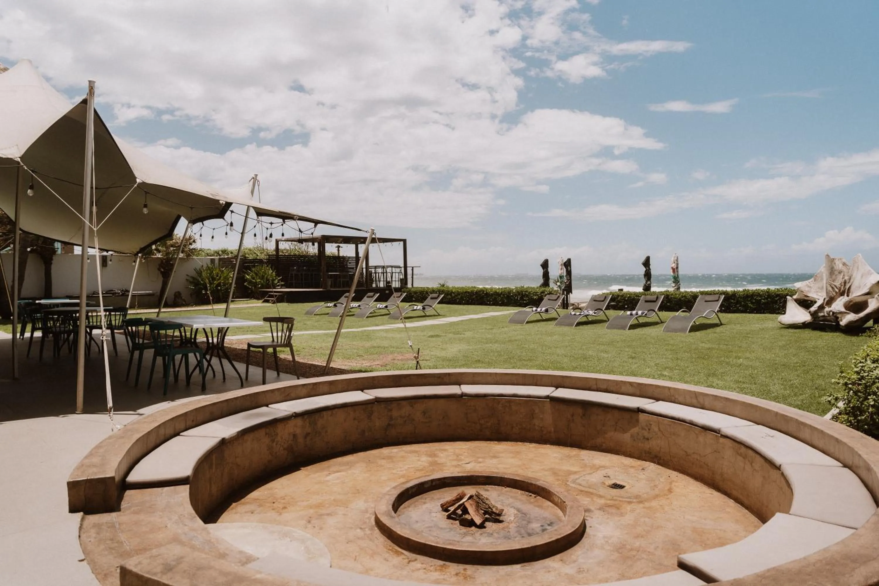 fireplace in North Star Micro Hotel